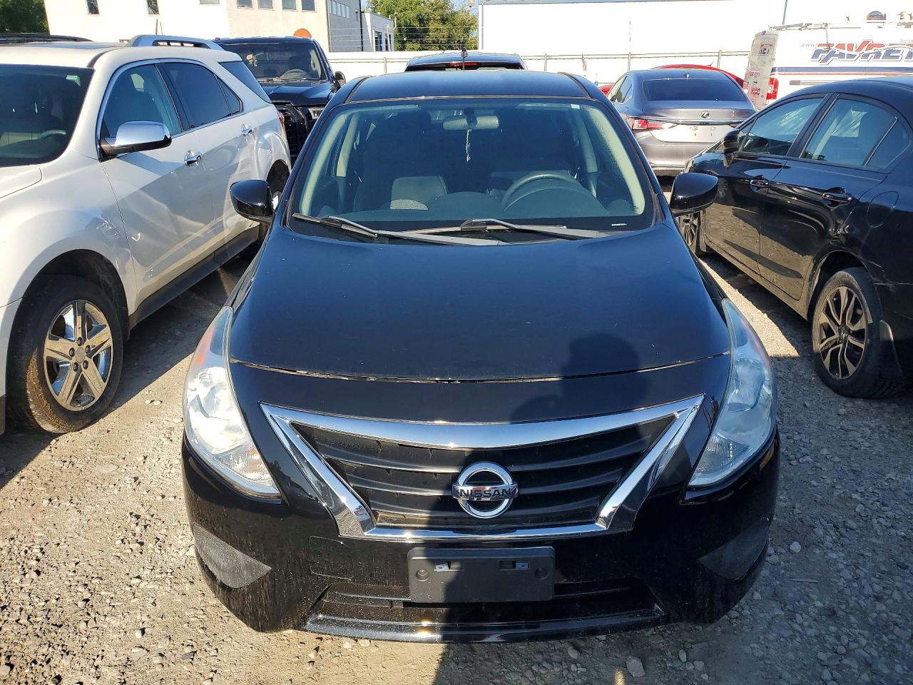 2015 Nissan Versa 1.6 Sv Black vin: 3N1CN7AP0FL846341