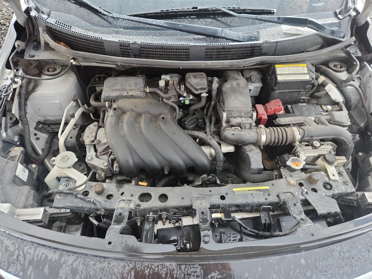 2015 Nissan Versa 1.6 Sv Silver vin: 3N1CN7AP0FL888296