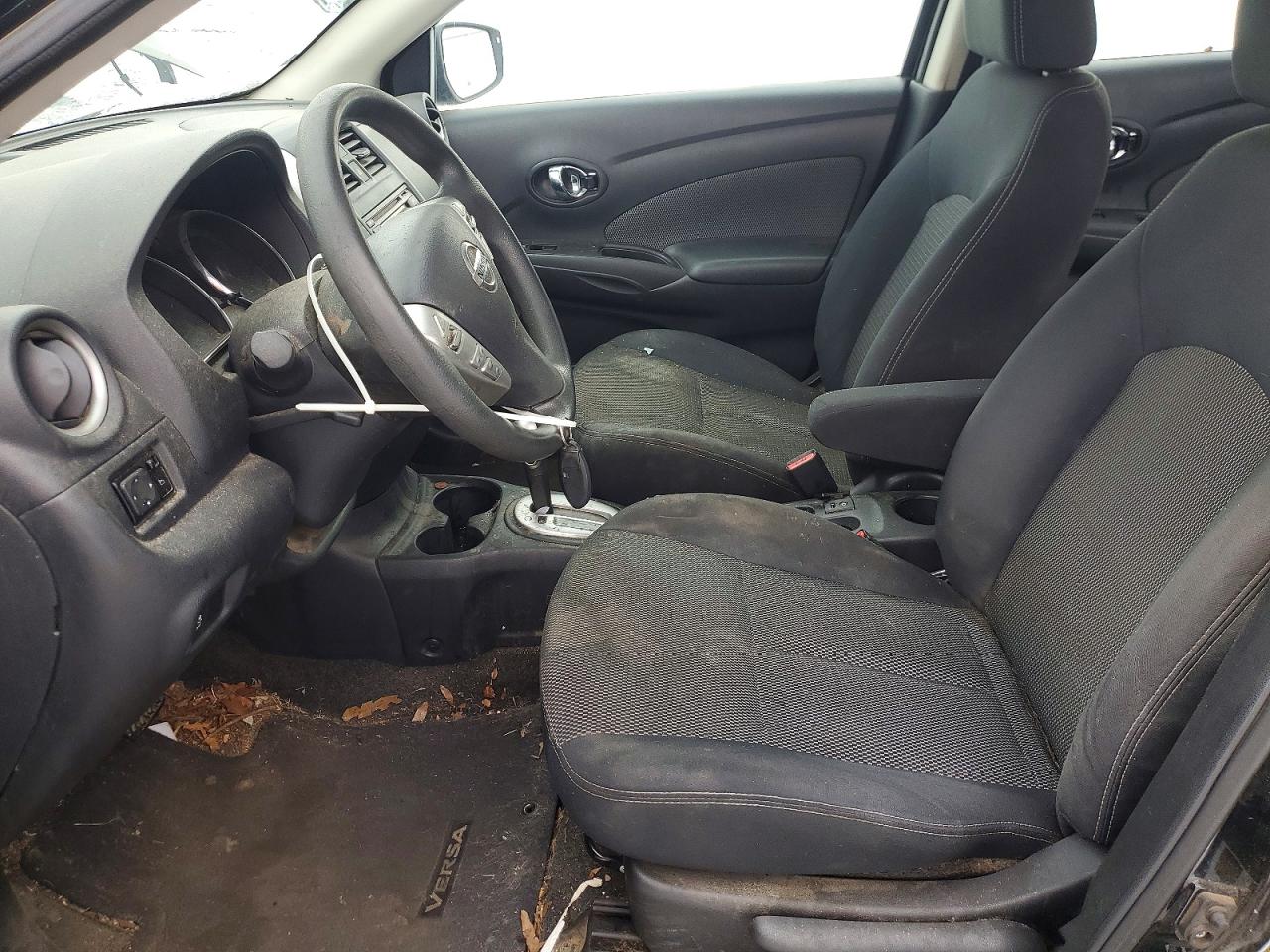 2015 Nissan Versa Black vin: 3N1CN7AP0FL897547