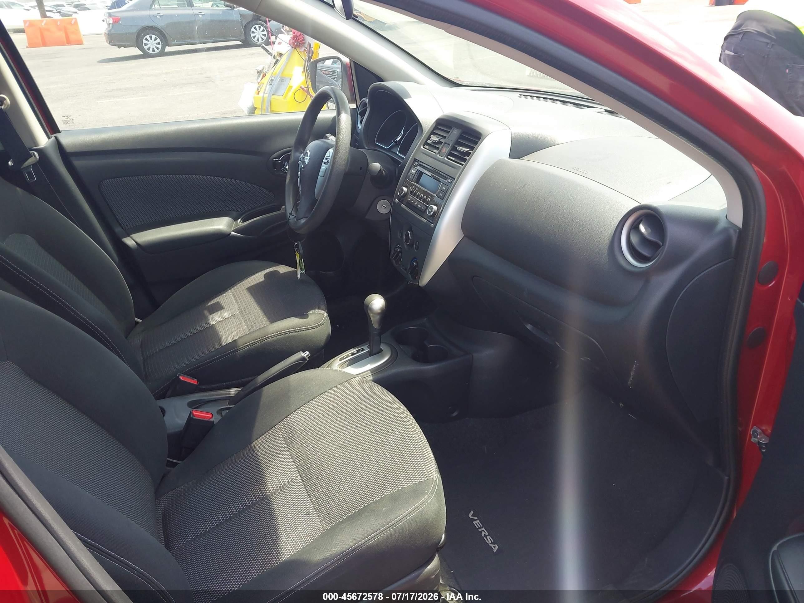 2015 Nissan Versa 1.6 S/1.6 S+/1.6 Sl/1.6 Sv Red vin: 3N1CN7AP0FL898505