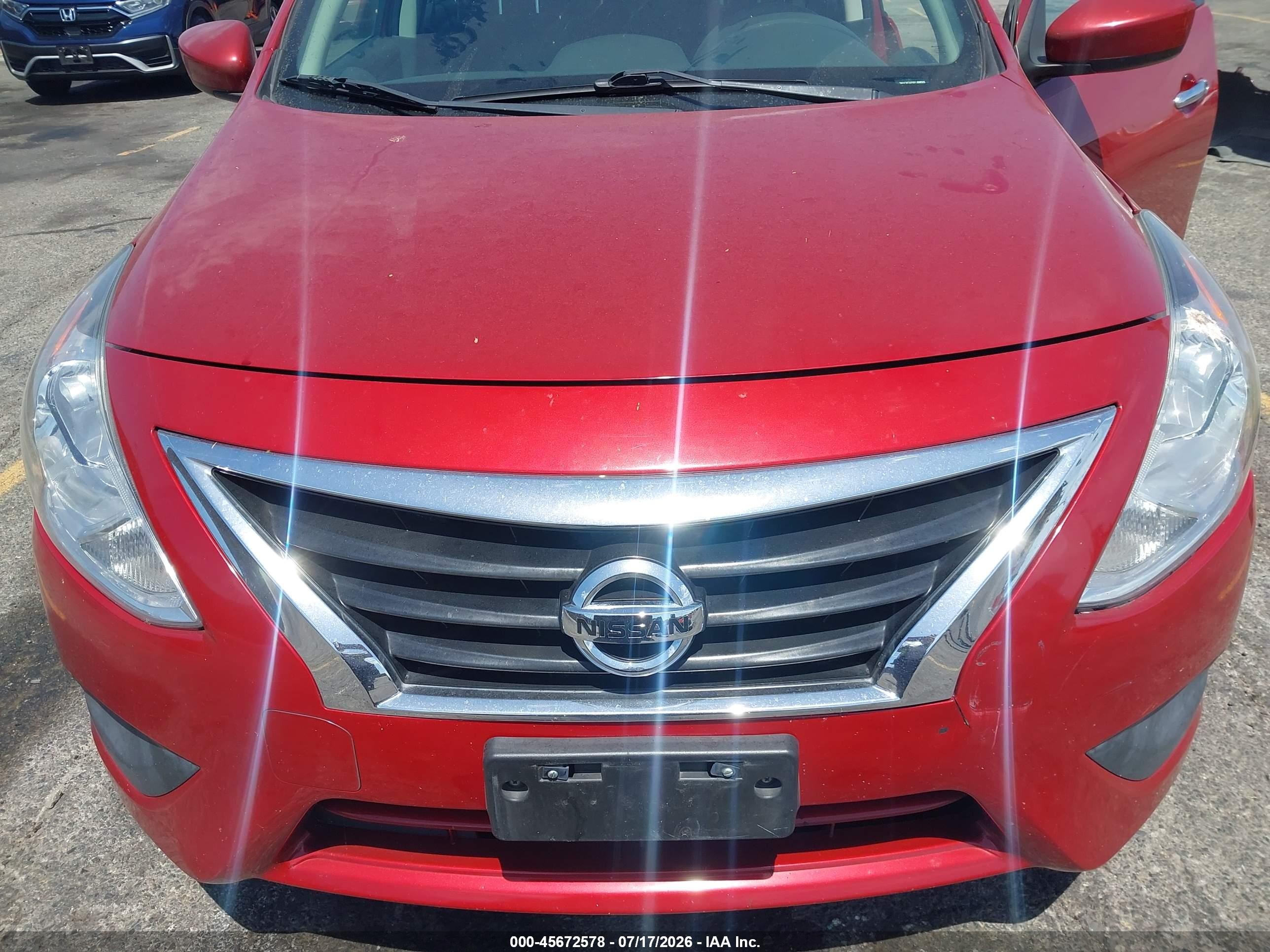2015 Nissan Versa 1.6 S/1.6 S+/1.6 Sl/1.6 Sv Red vin: 3N1CN7AP0FL898505