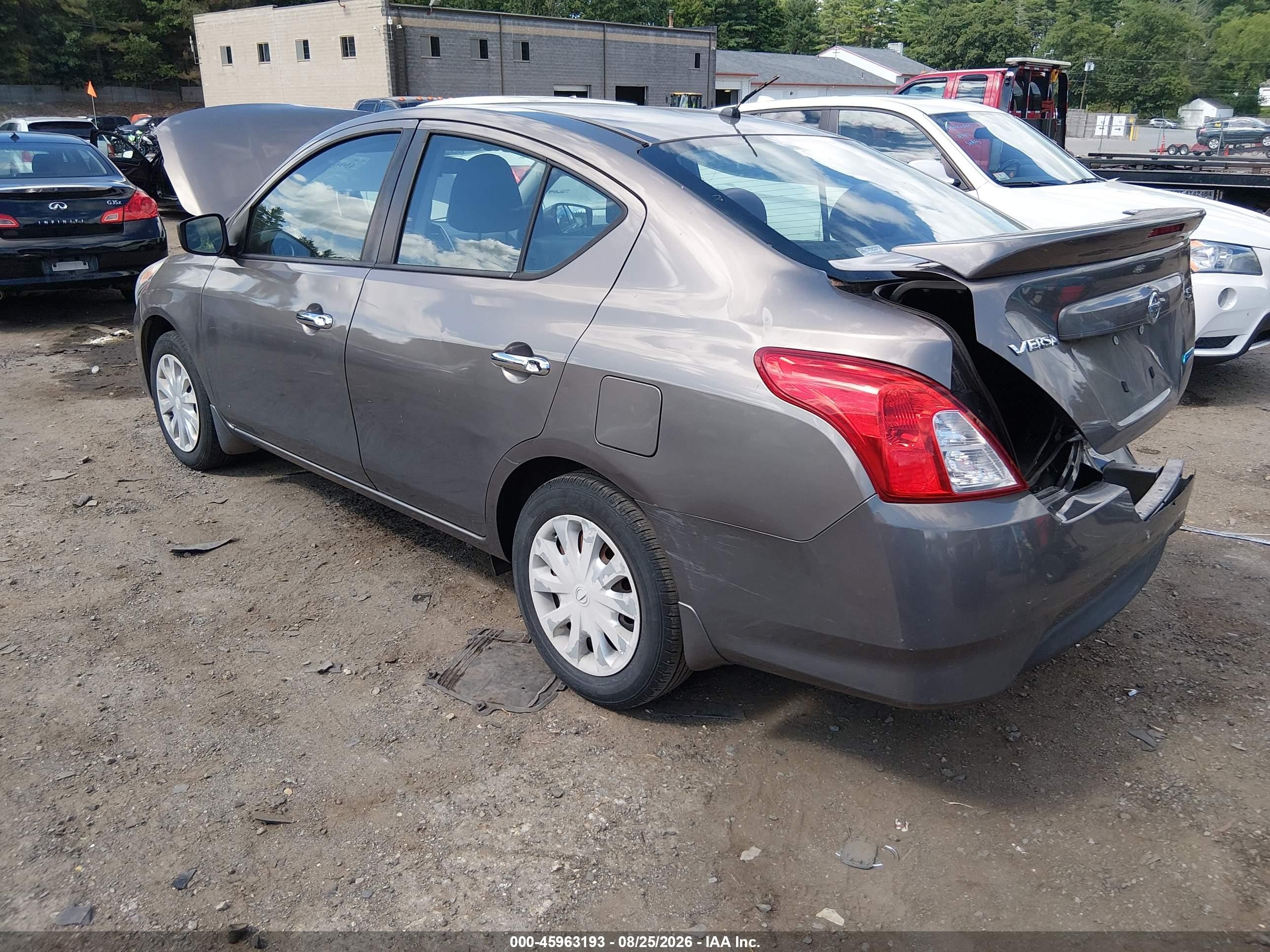 2015 Nissan Versa 1.6 S/1.6 S+/1.6 Sl/1.6 Sv Gray vin: 3N1CN7AP0FL900799