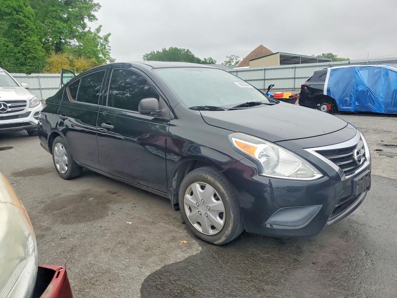 2015 Nissan Versa 1.6 S Черный vin: 3N1CN7AP0FL924570