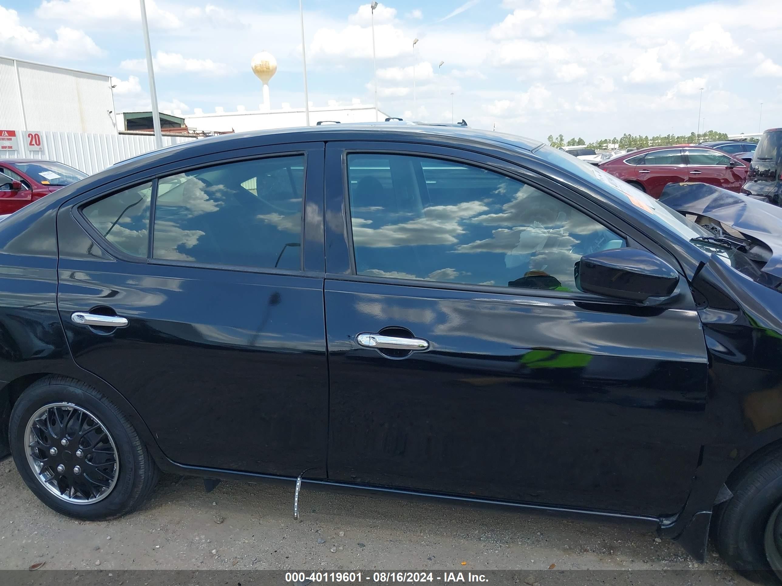 2015 Nissan Versa 1.6 Sv Black vin: 3N1CN7AP0FL937707