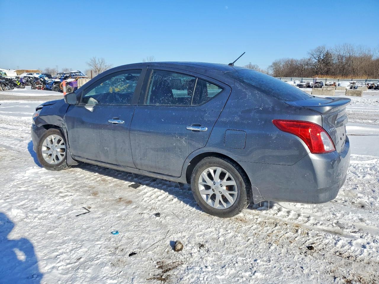 2016 Nissan Versa S Gray vin: 3N1CN7AP0GL880345