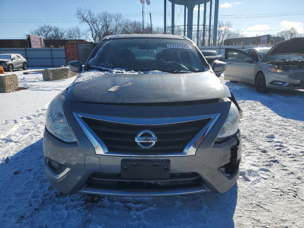 2016 Nissan Versa S Gray vin: 3N1CN7AP0GL880345