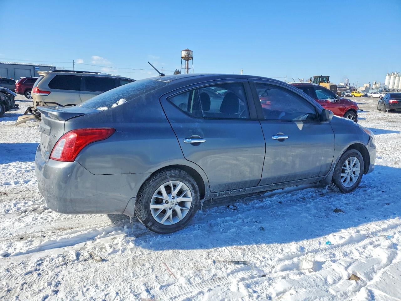 2016 Nissan Versa S Gray vin: 3N1CN7AP0GL880345