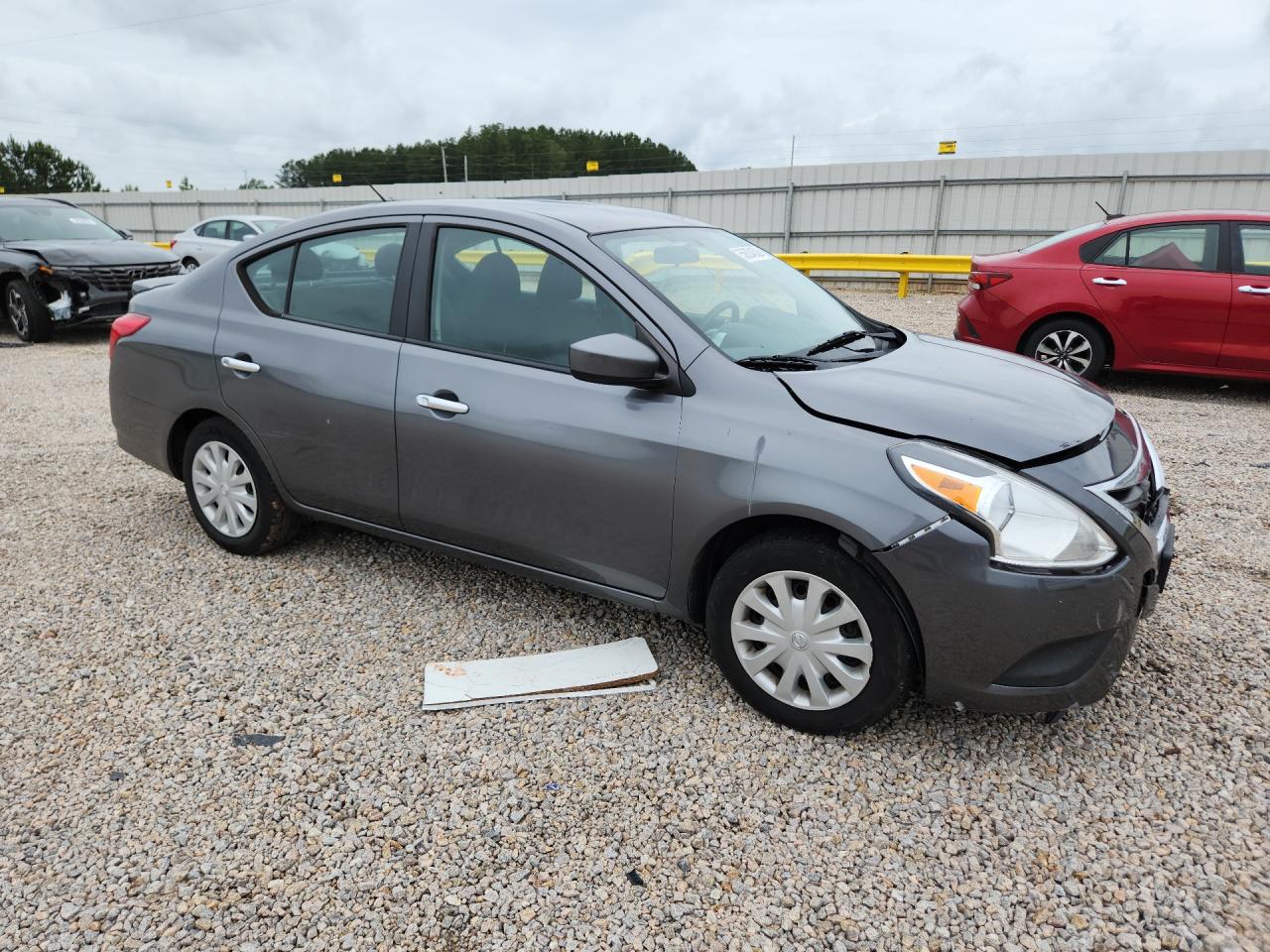 2016 Nissan Versa 1.6 Sv Gray vin: 3N1CN7AP0GL904563