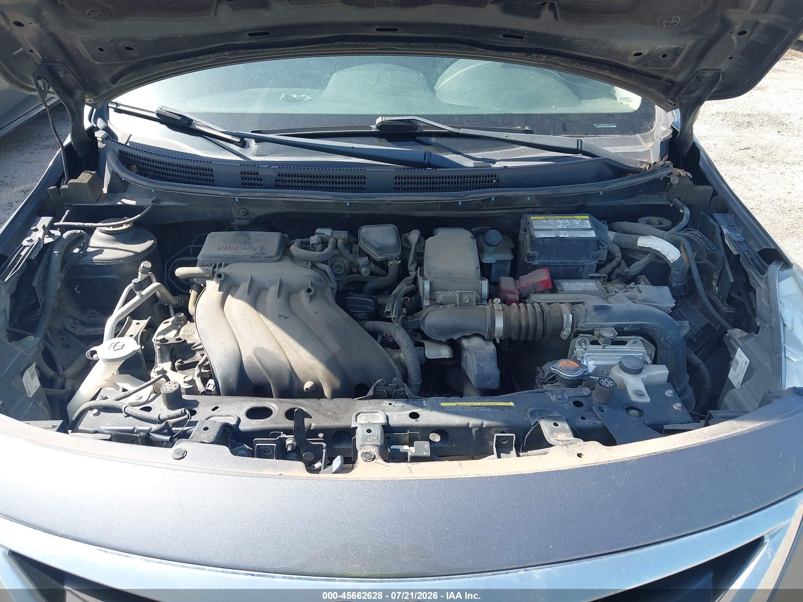 2017 Nissan Versa 1.6 Sv Gray vin: 3N1CN7AP0HL853812