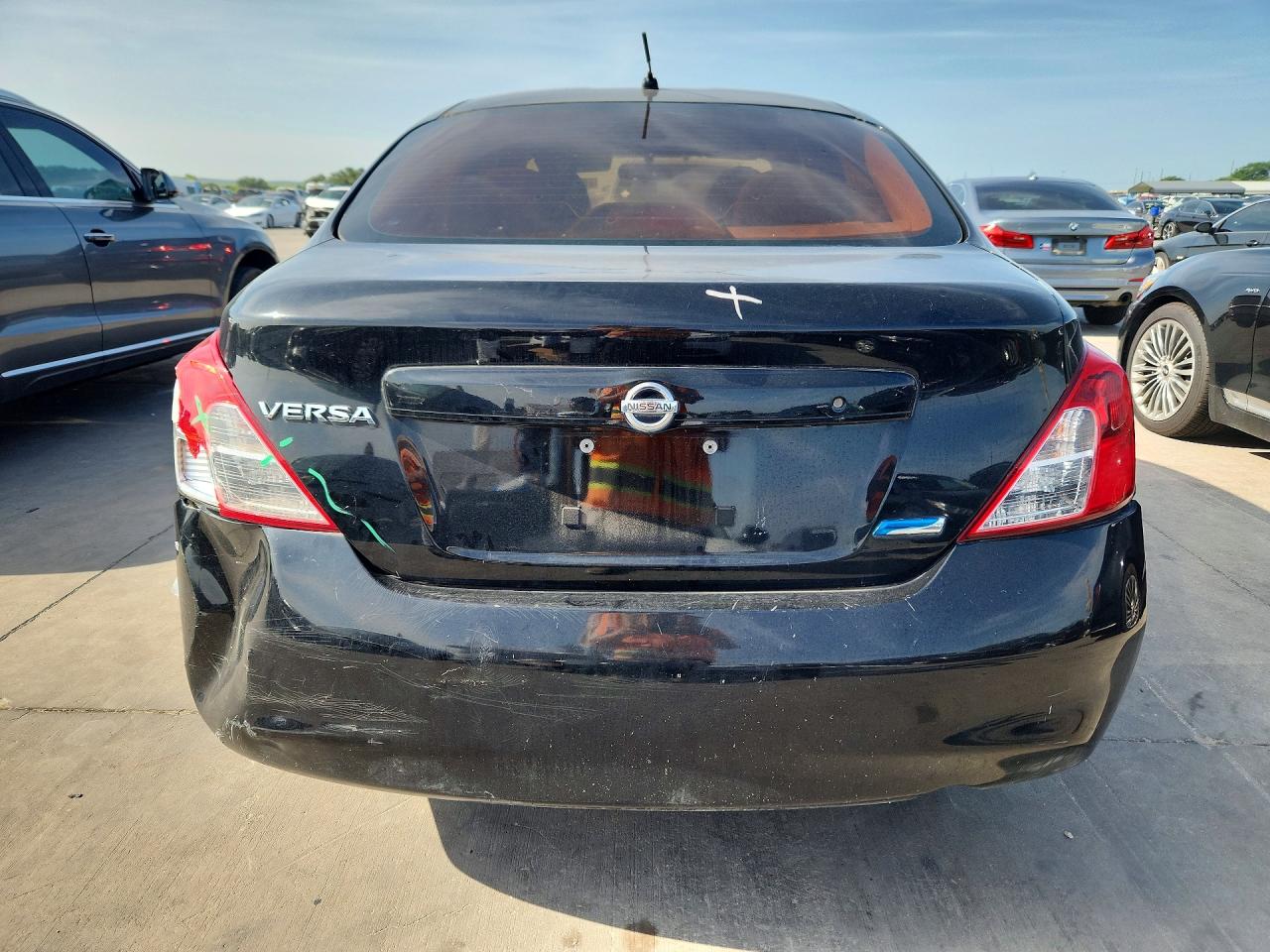 2012 Nissan Versa 1.6 S Black vin: 3N1CN7AP1CL853892