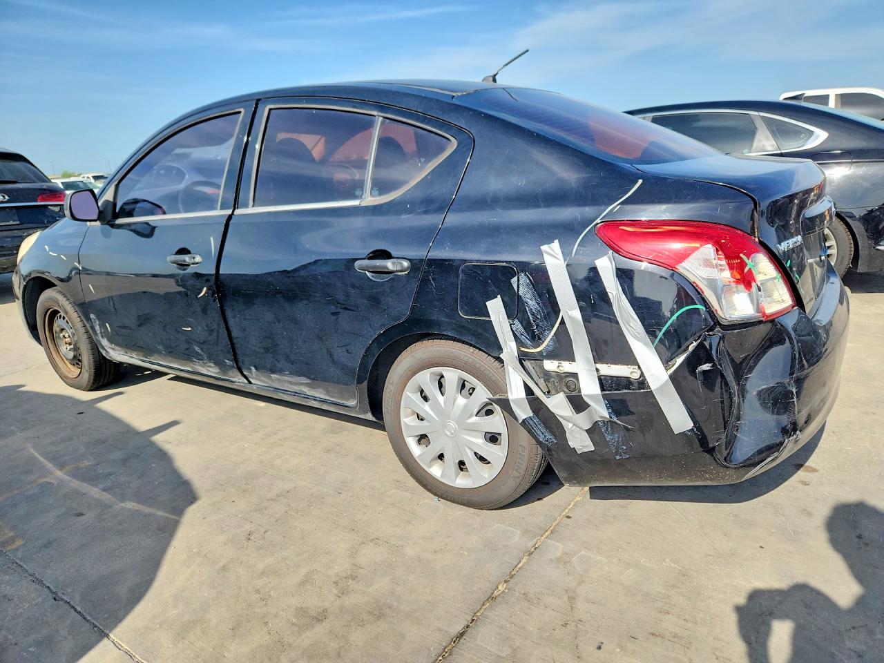 2012 Nissan Versa 1.6 S Black vin: 3N1CN7AP1CL853892