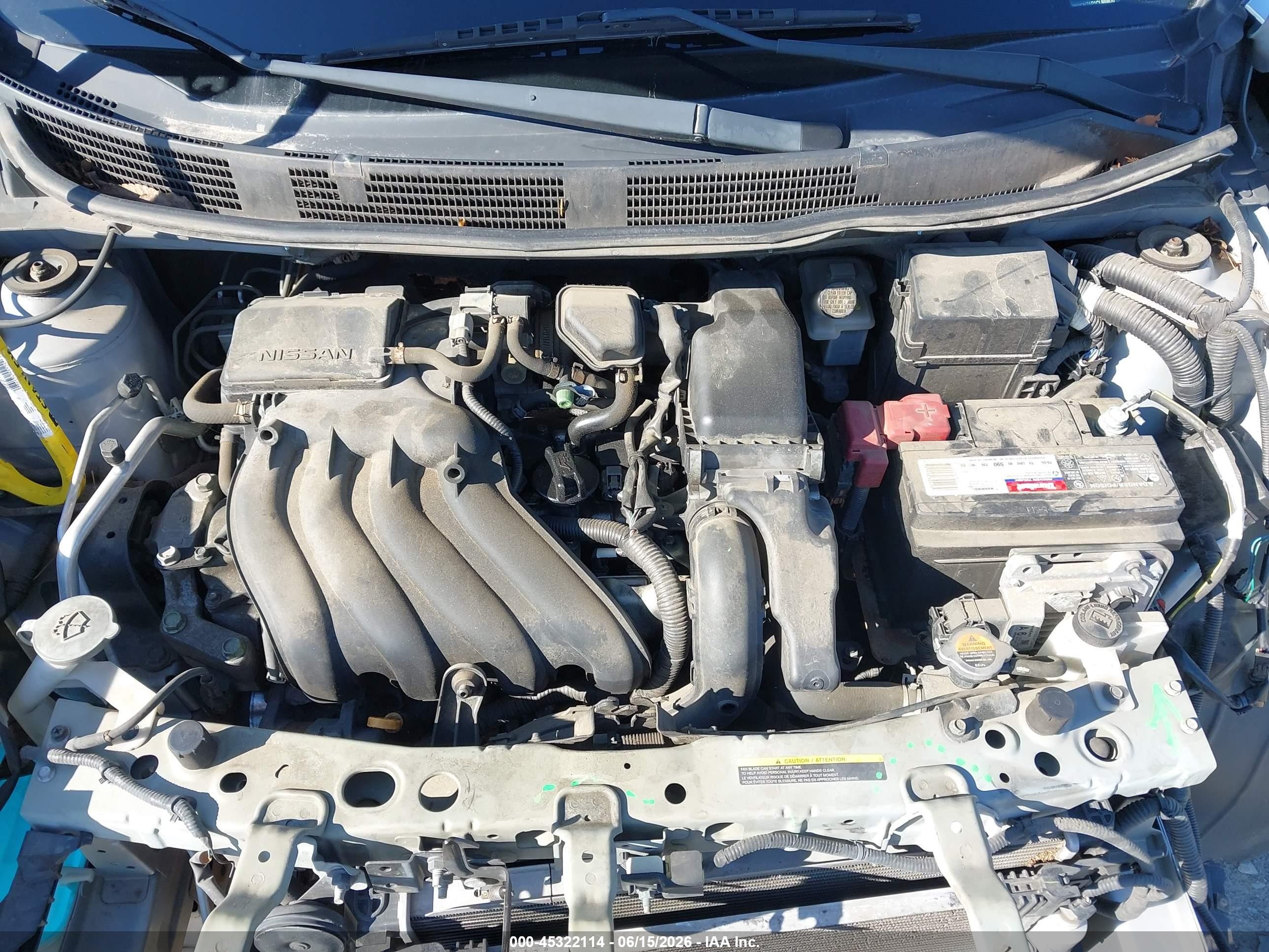 2012 Nissan Versa 1.6 Sv Silver vin: 3N1CN7AP1CL869820