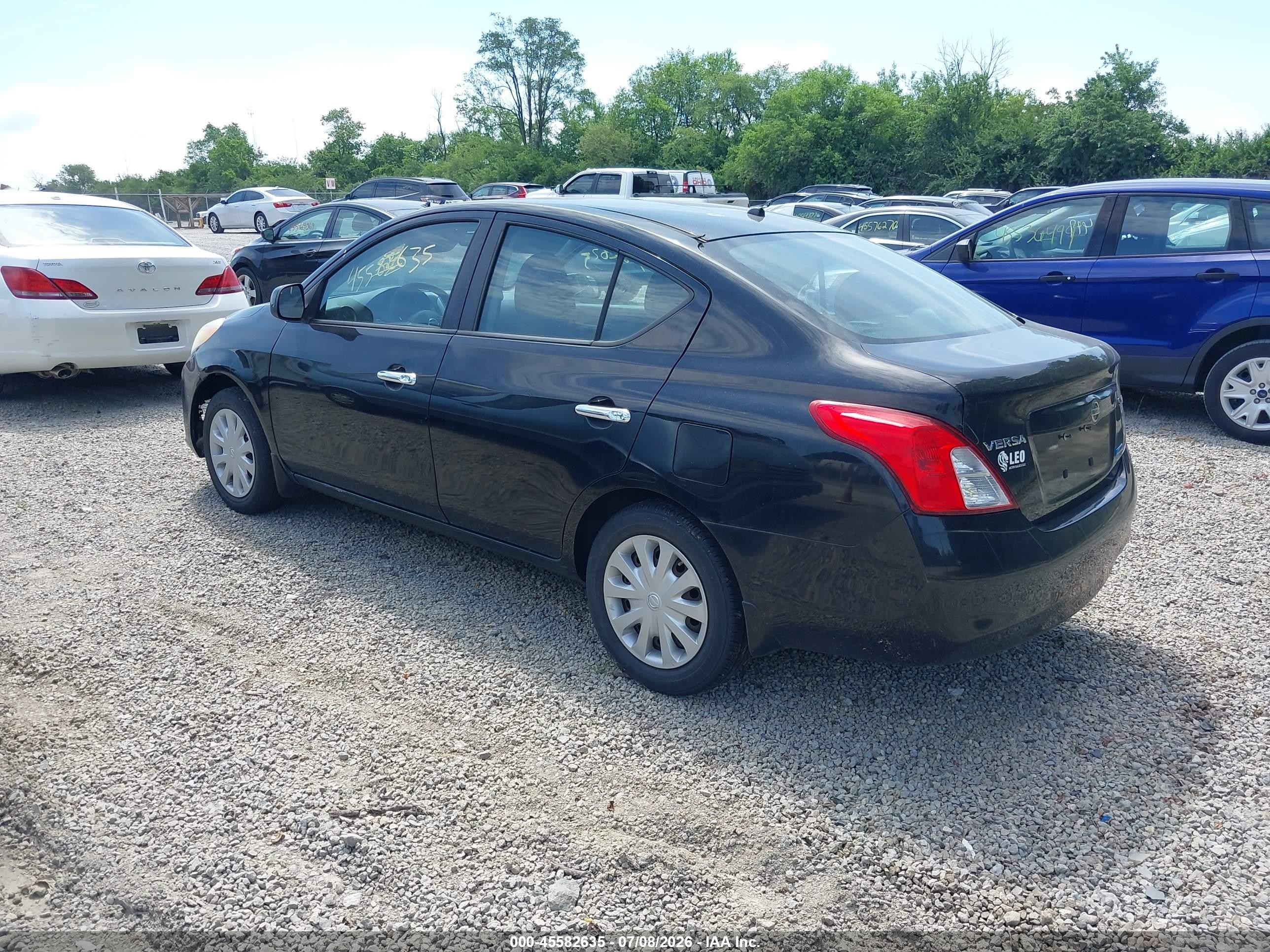 2012 Nissan Versa 1.6 Sv Black vin: 3N1CN7AP1CL886701