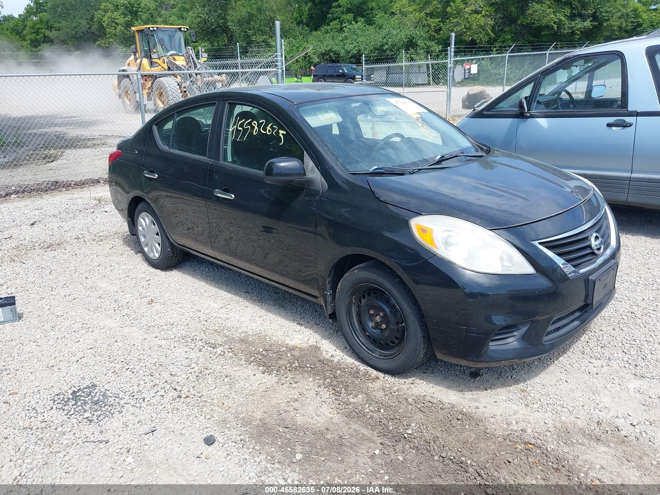 2012 Nissan Versa 1.6 Sv Black vin: 3N1CN7AP1CL886701