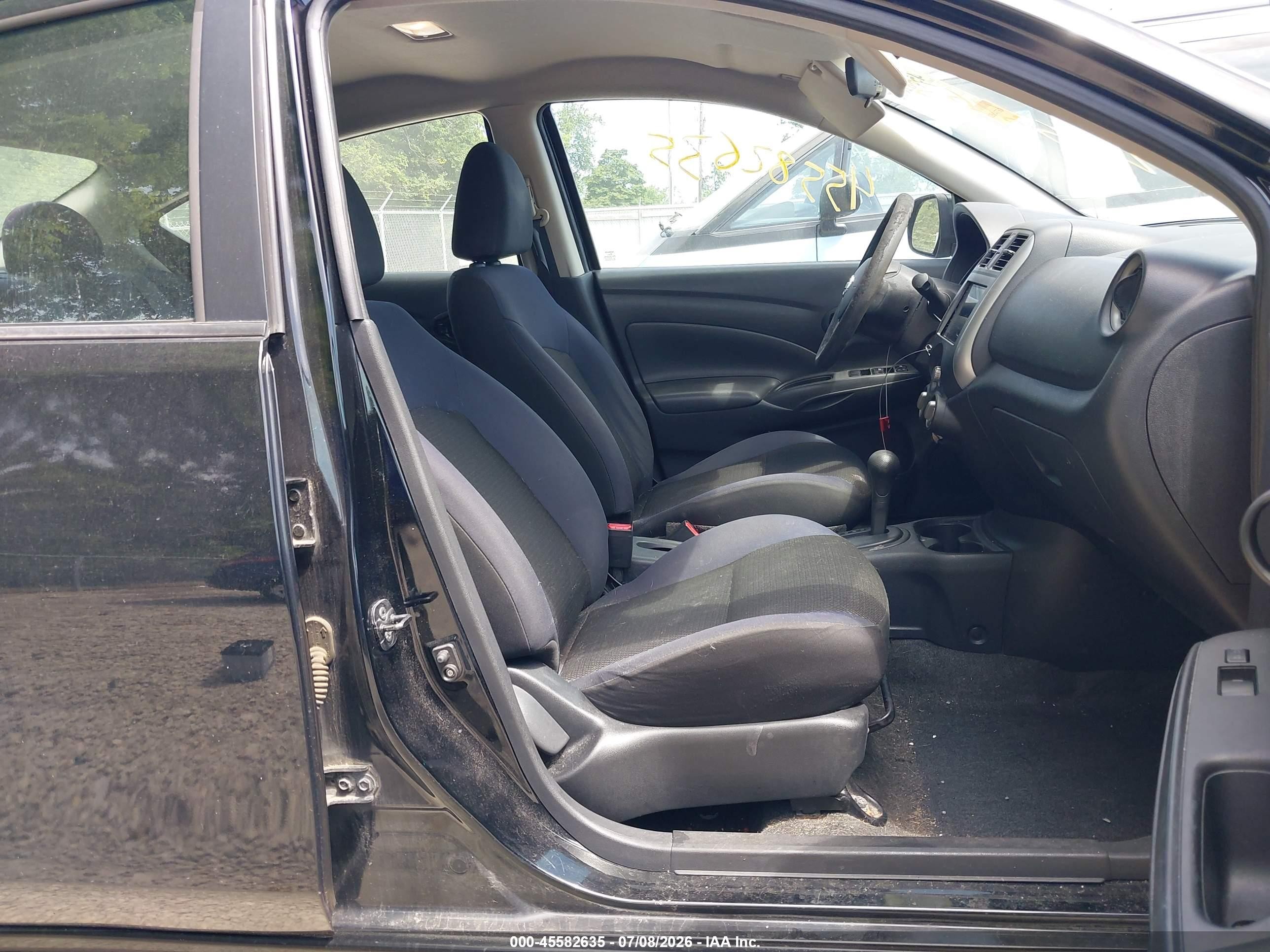 2012 Nissan Versa 1.6 Sv Black vin: 3N1CN7AP1CL886701