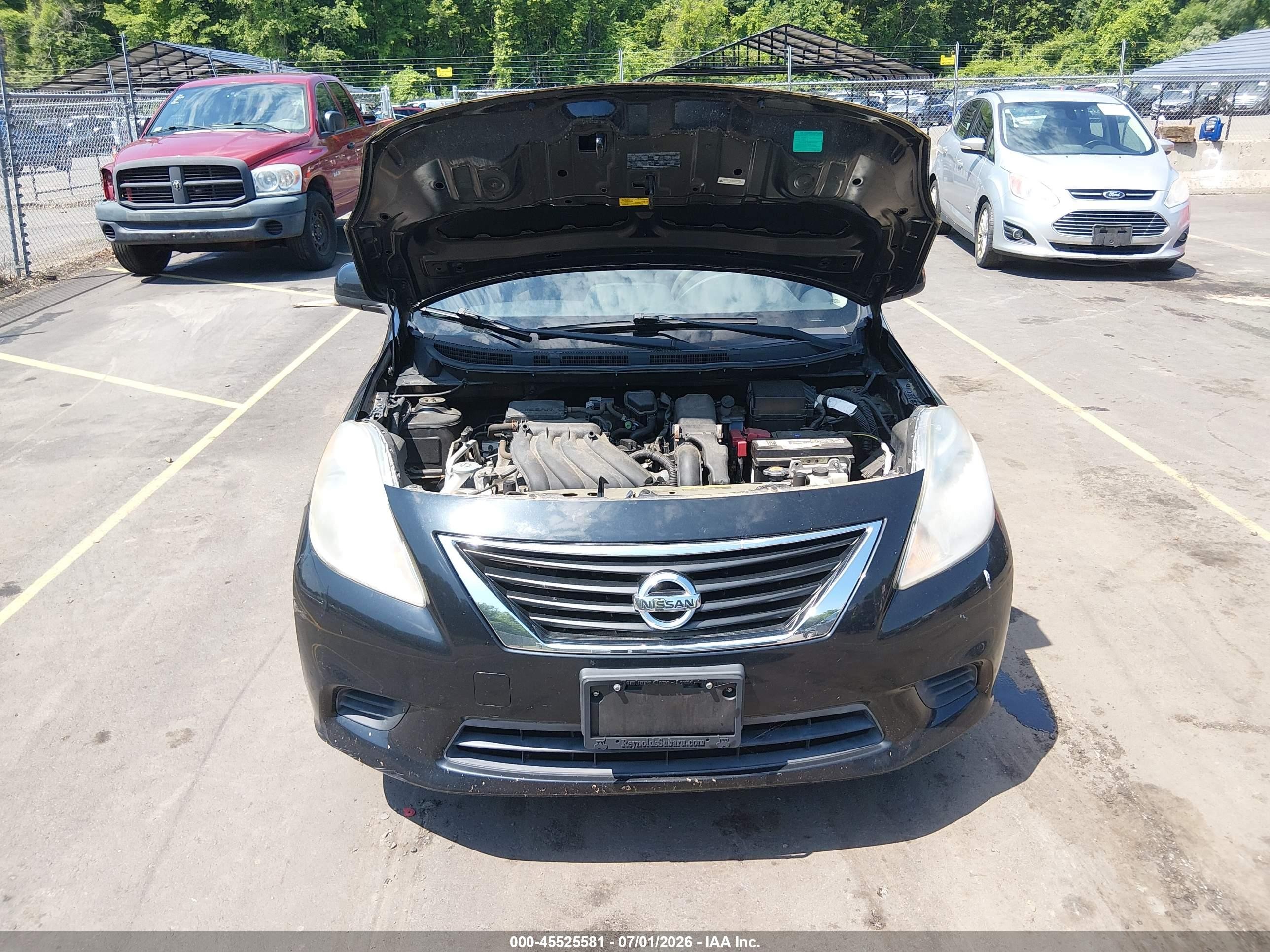 2012 Nissan Versa 1.6 Sv Black vin: 3N1CN7AP1CL892126
