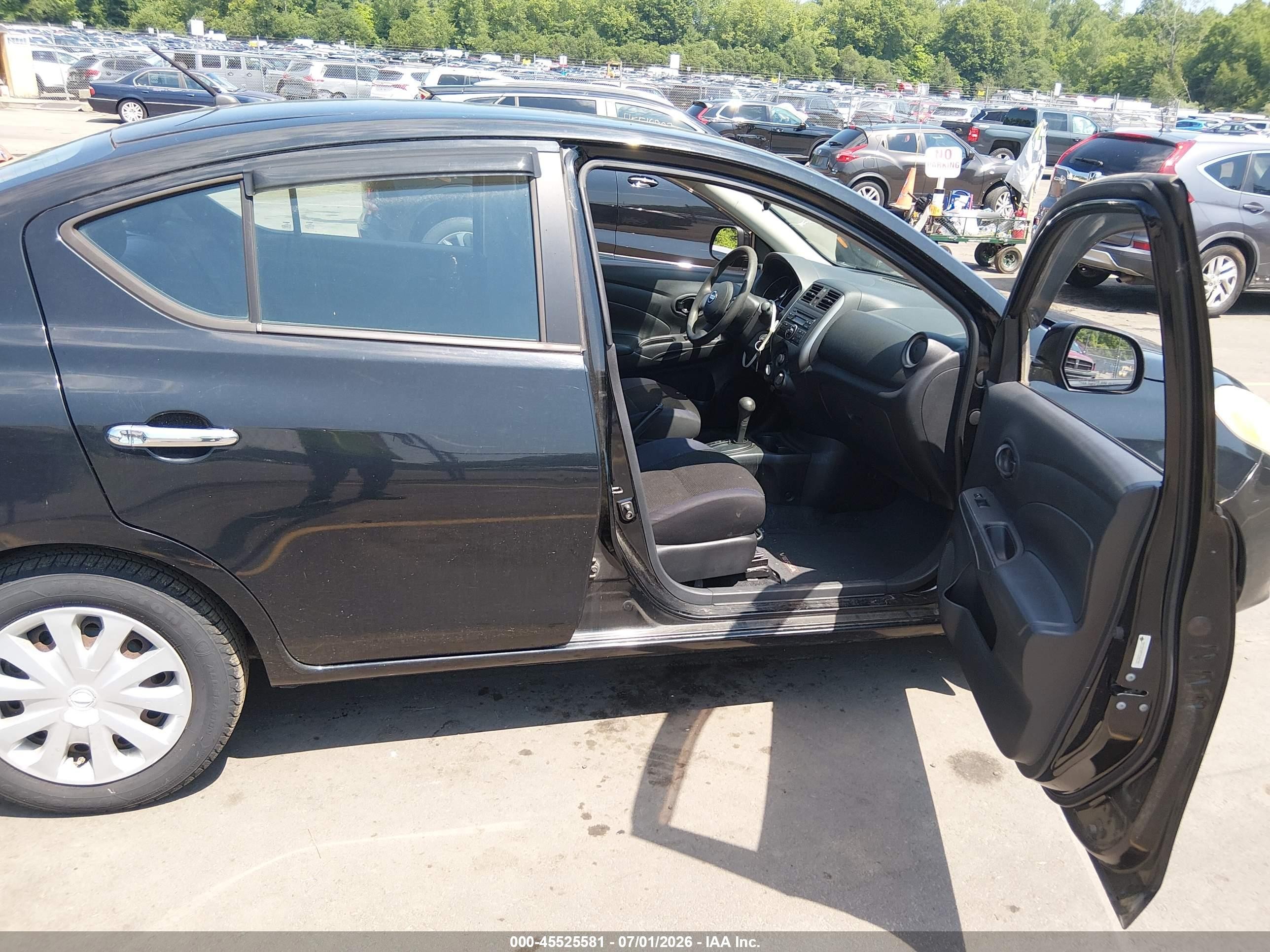 2012 Nissan Versa 1.6 Sv Black vin: 3N1CN7AP1CL892126
