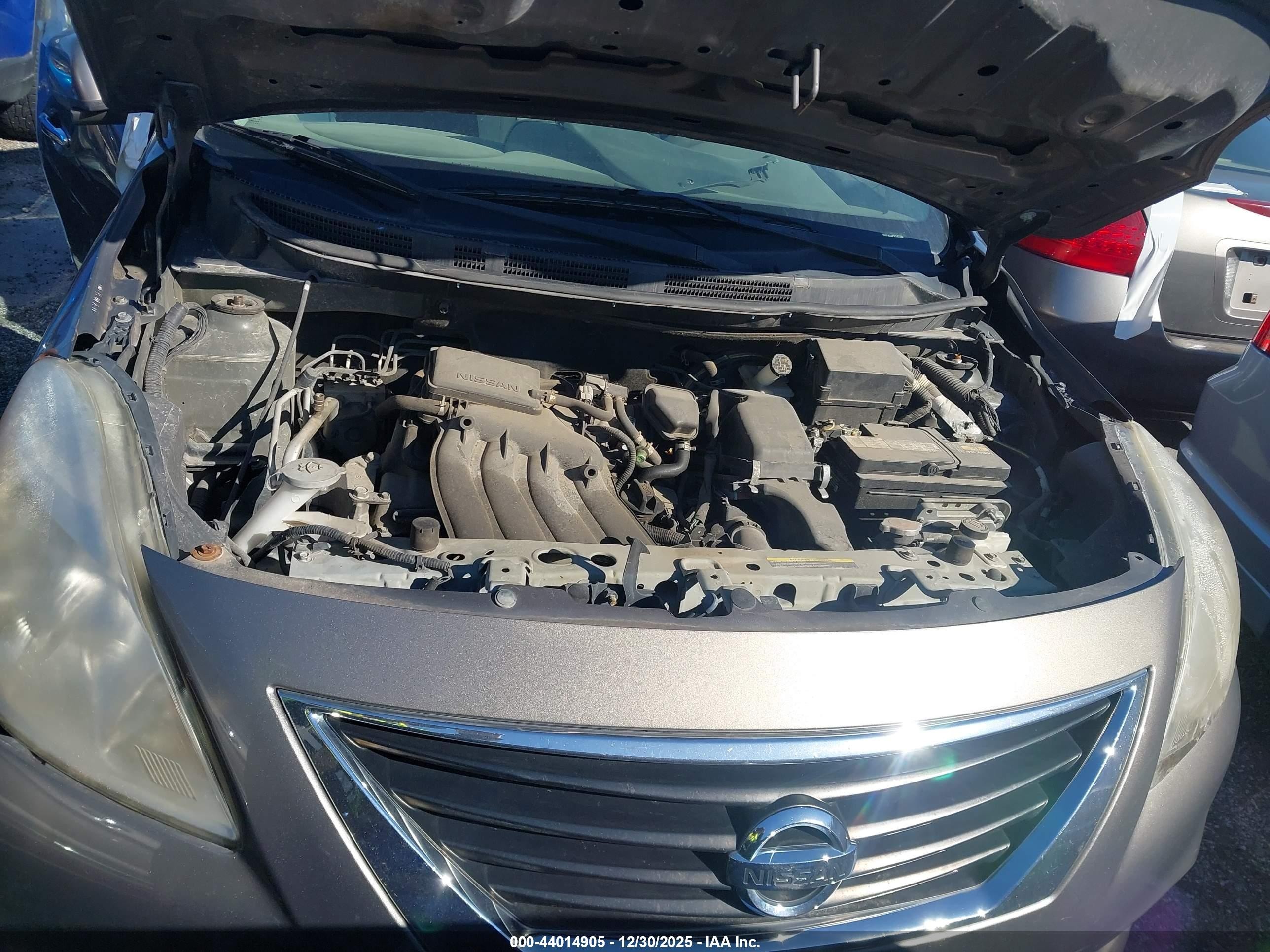2012 Nissan Versa 1.6 Sv Gray vin: 3N1CN7AP1CL923794