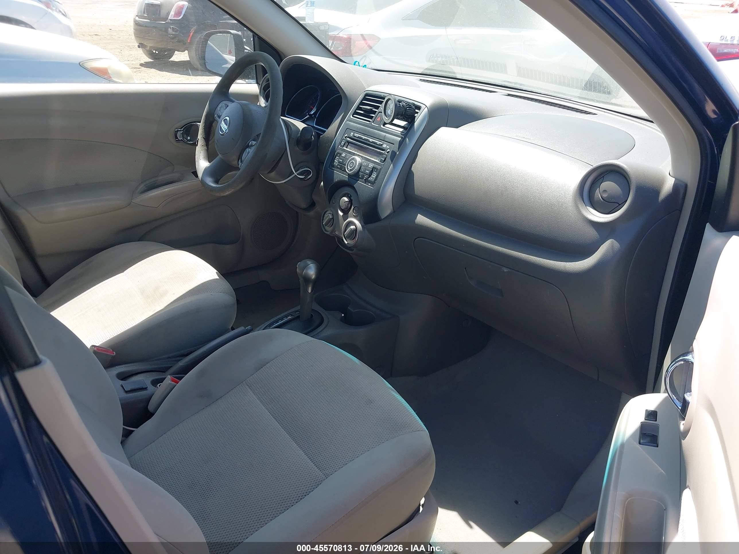 2012 Nissan Versa 1.6 Sl Dark Blue vin: 3N1CN7AP1CL934584