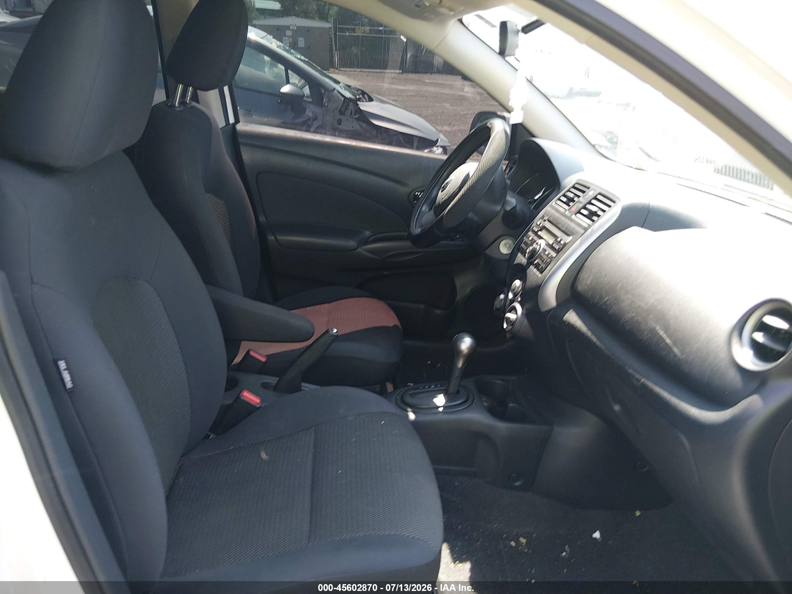 2013 Nissan Versa 1.6 Sv White vin: 3N1CN7AP1DL831098