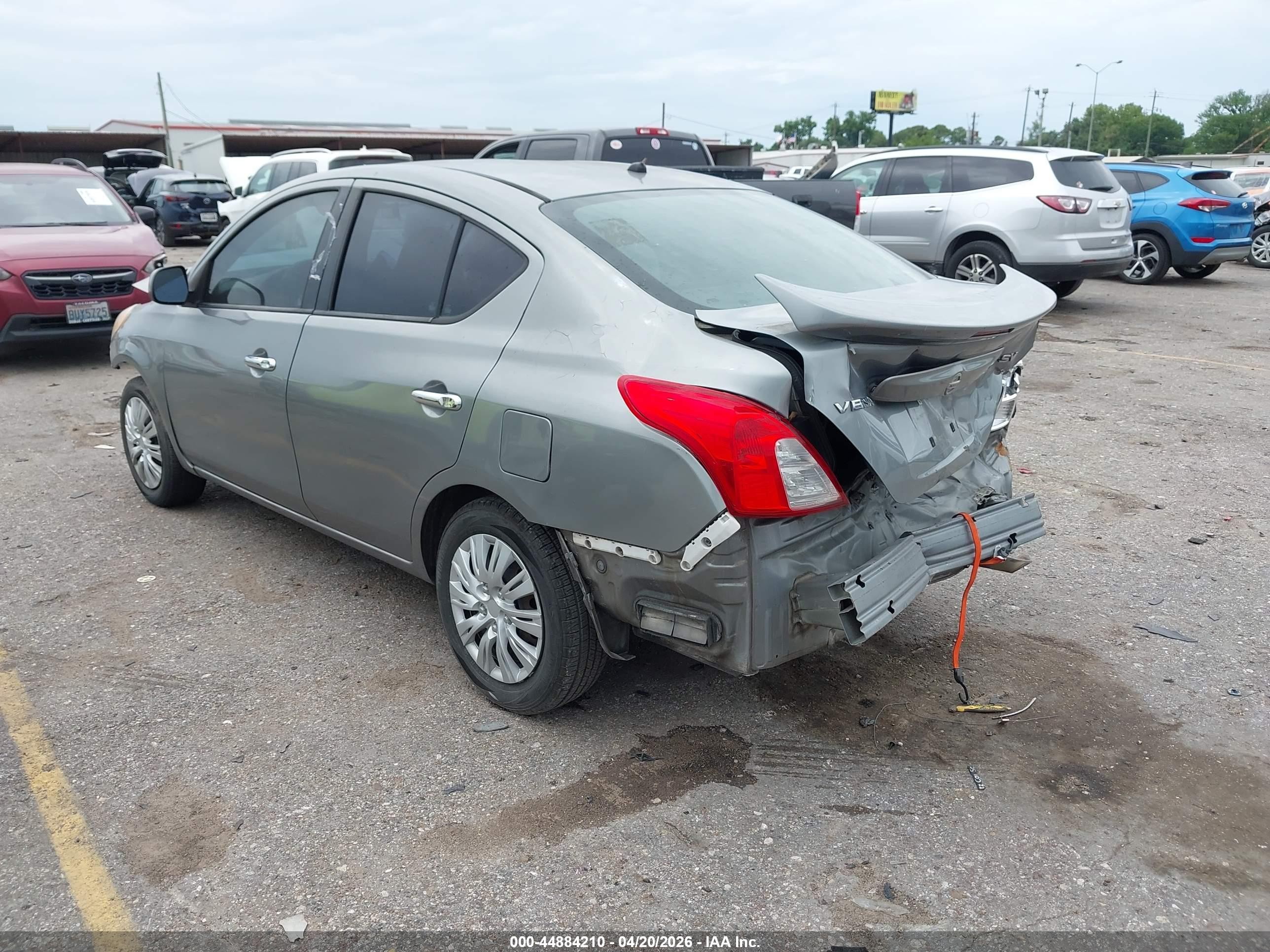 2013 Nissan Versa 1.6 Sv Gray vin: 3N1CN7AP1DL833952