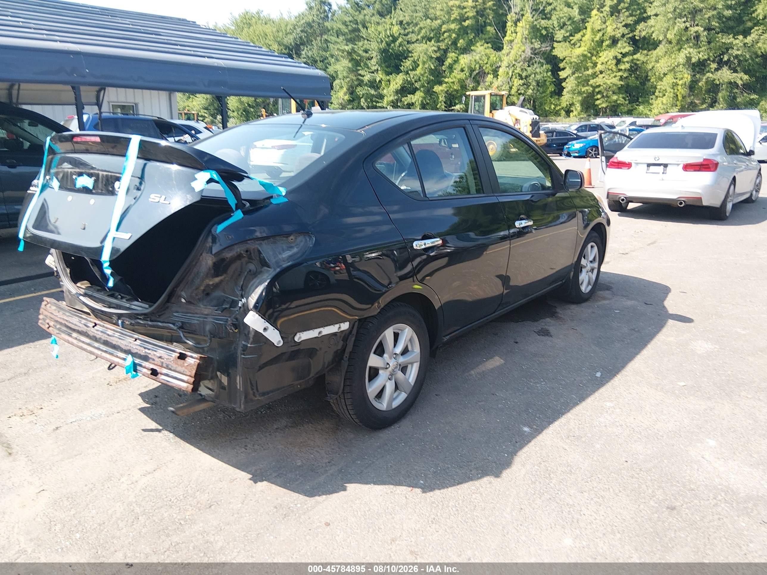 2013 Nissan Versa 1.6 Sl Black vin: 3N1CN7AP1DL838732