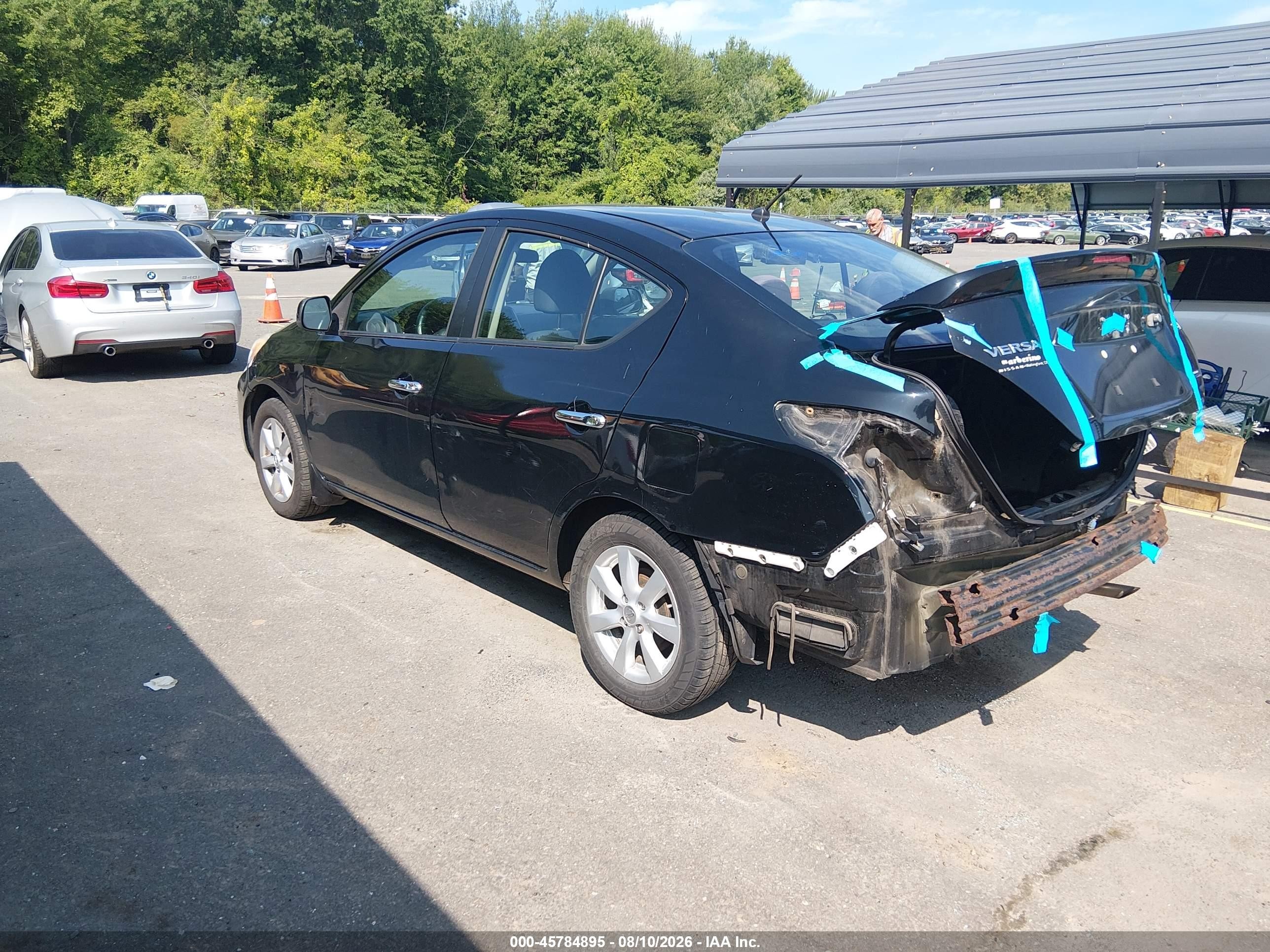 2013 Nissan Versa 1.6 Sl Black vin: 3N1CN7AP1DL838732
