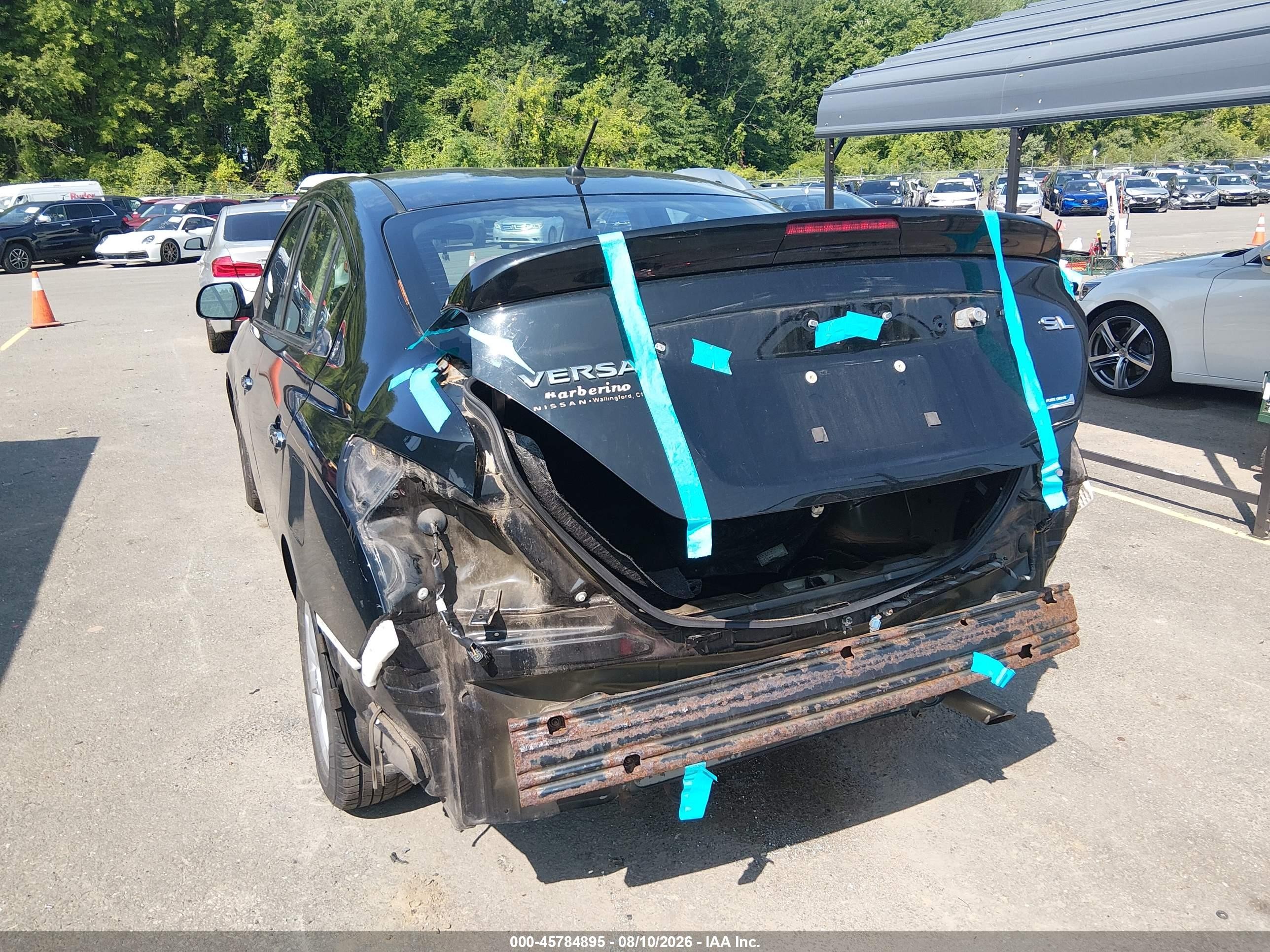 2013 Nissan Versa 1.6 Sl Black vin: 3N1CN7AP1DL838732