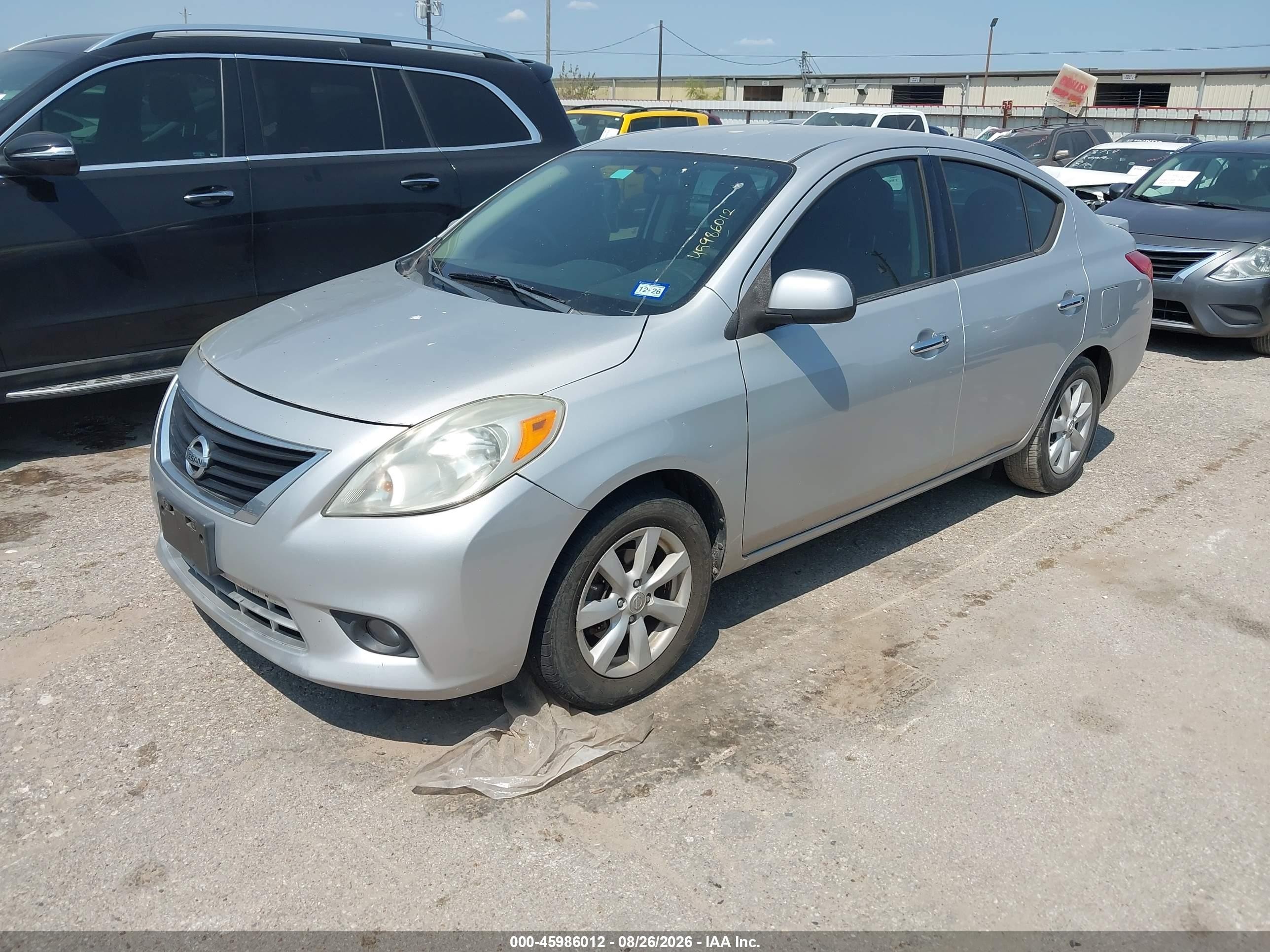 2013 Nissan Versa 1.6 Sl Silver vin: 3N1CN7AP1DL848032