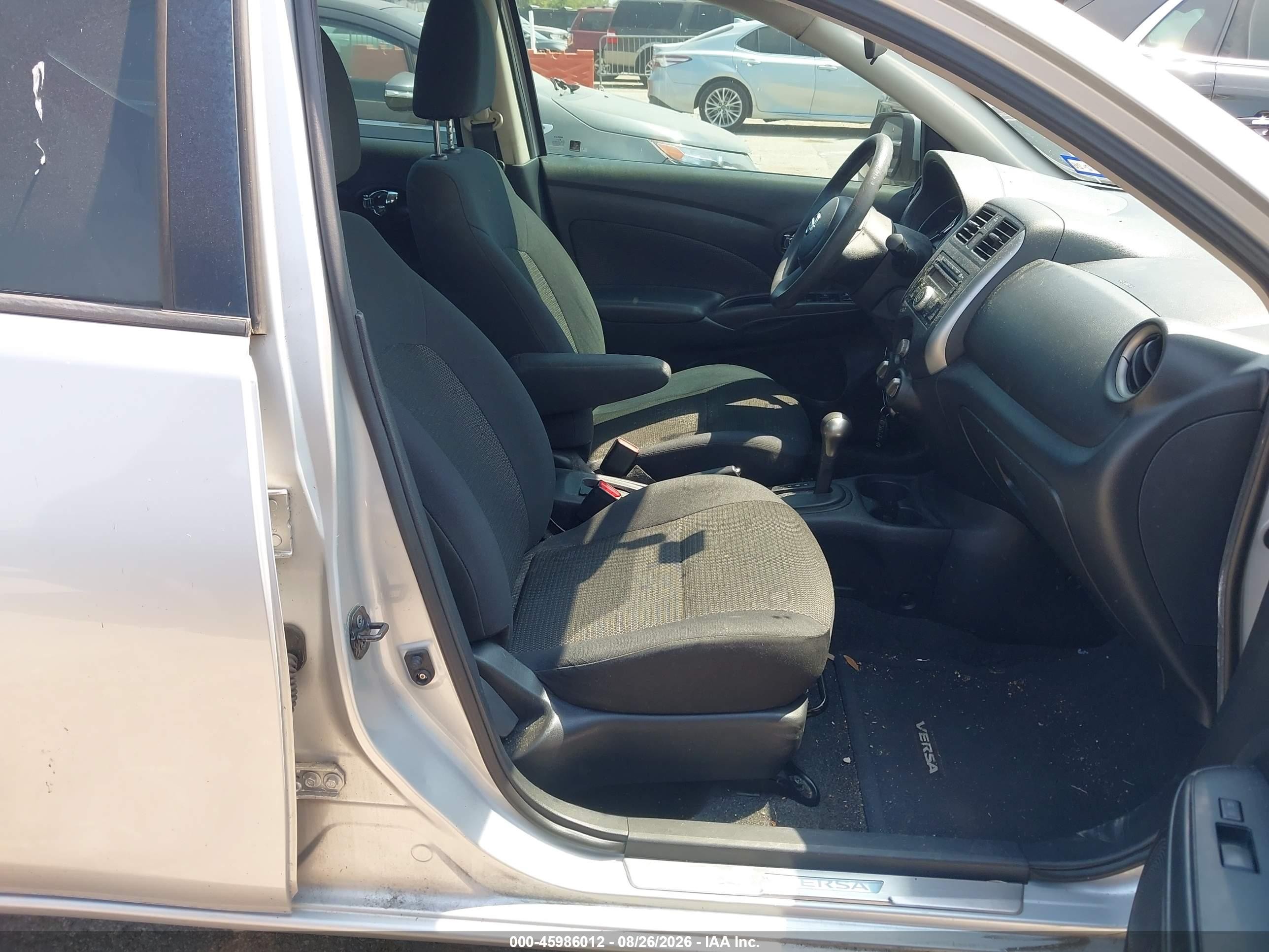 2013 Nissan Versa 1.6 Sl Silver vin: 3N1CN7AP1DL848032