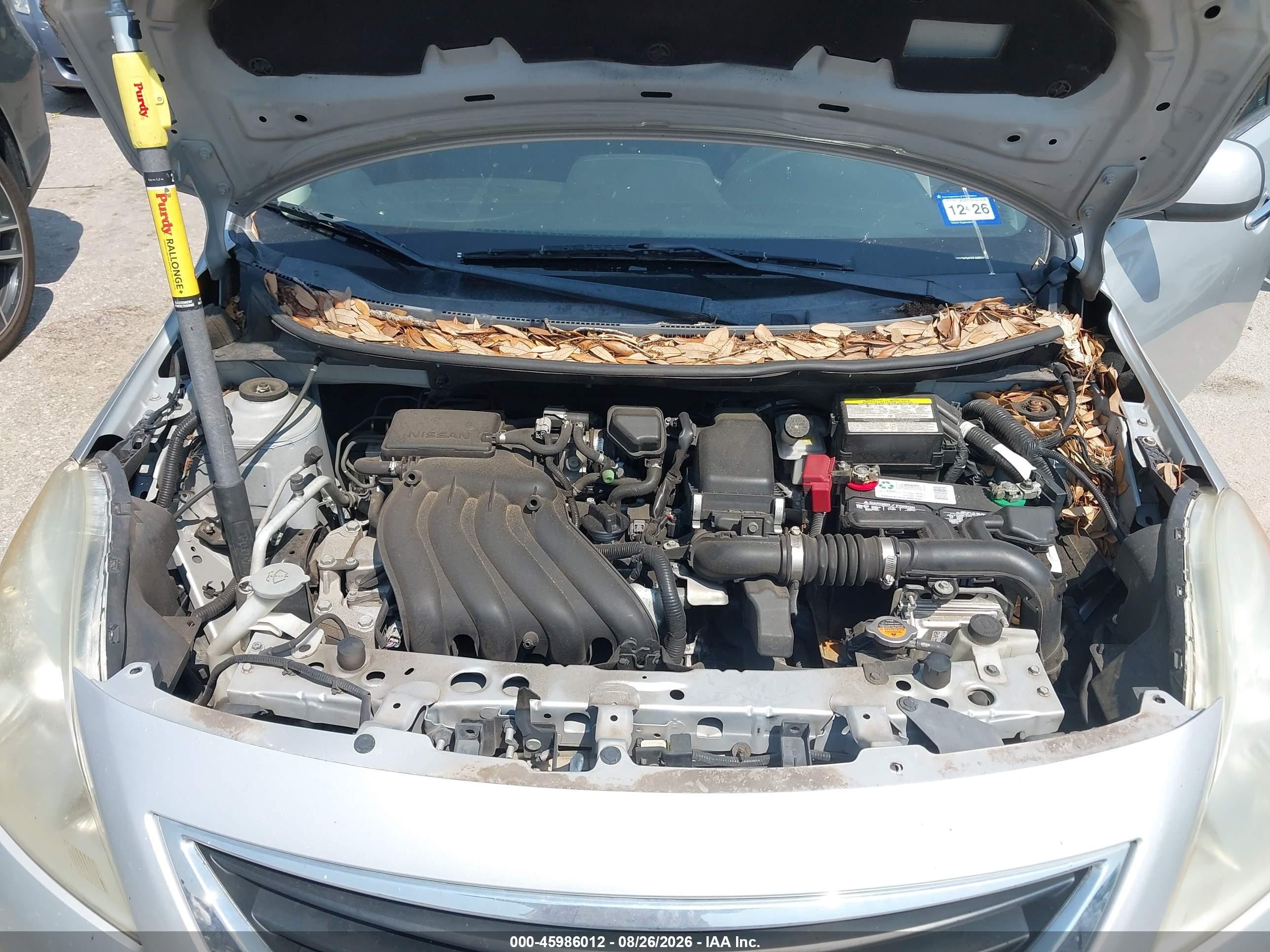 2013 Nissan Versa 1.6 Sl Silver vin: 3N1CN7AP1DL848032