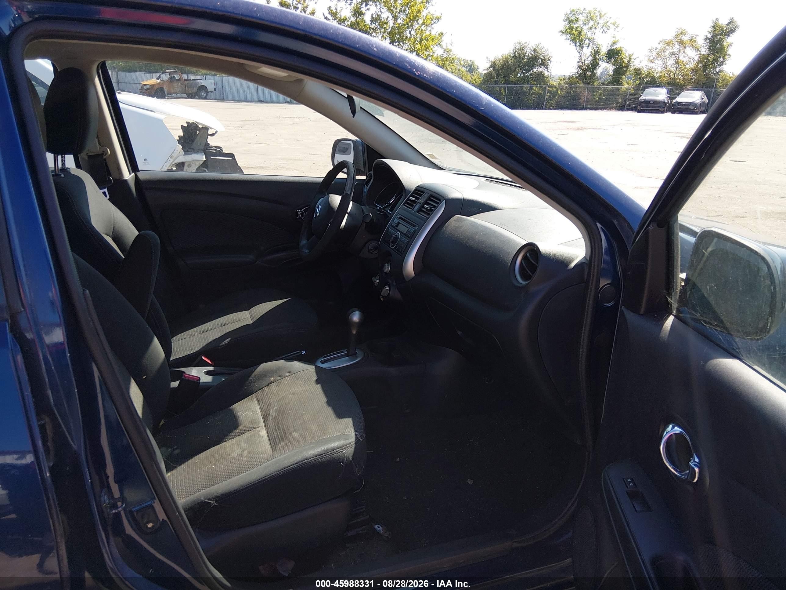 2014 Nissan Versa 1.6 Sv Blue vin: 3N1CN7AP1EK456935