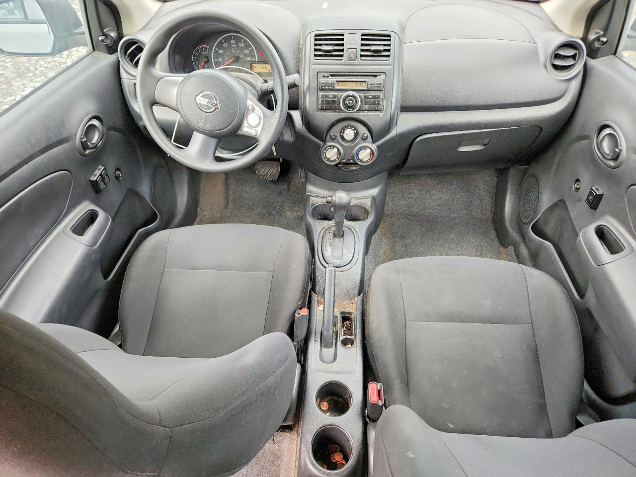 2014 Nissan Versa 1.6 S Gray vin: 3N1CN7AP1EL807563