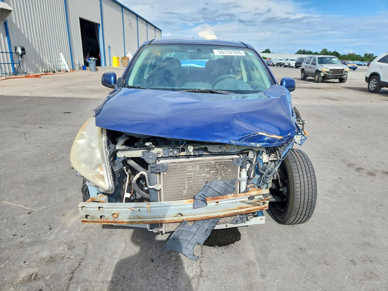 2014 Nissan Versa 1.6 Sv Blue vin: 3N1CN7AP1EL831751