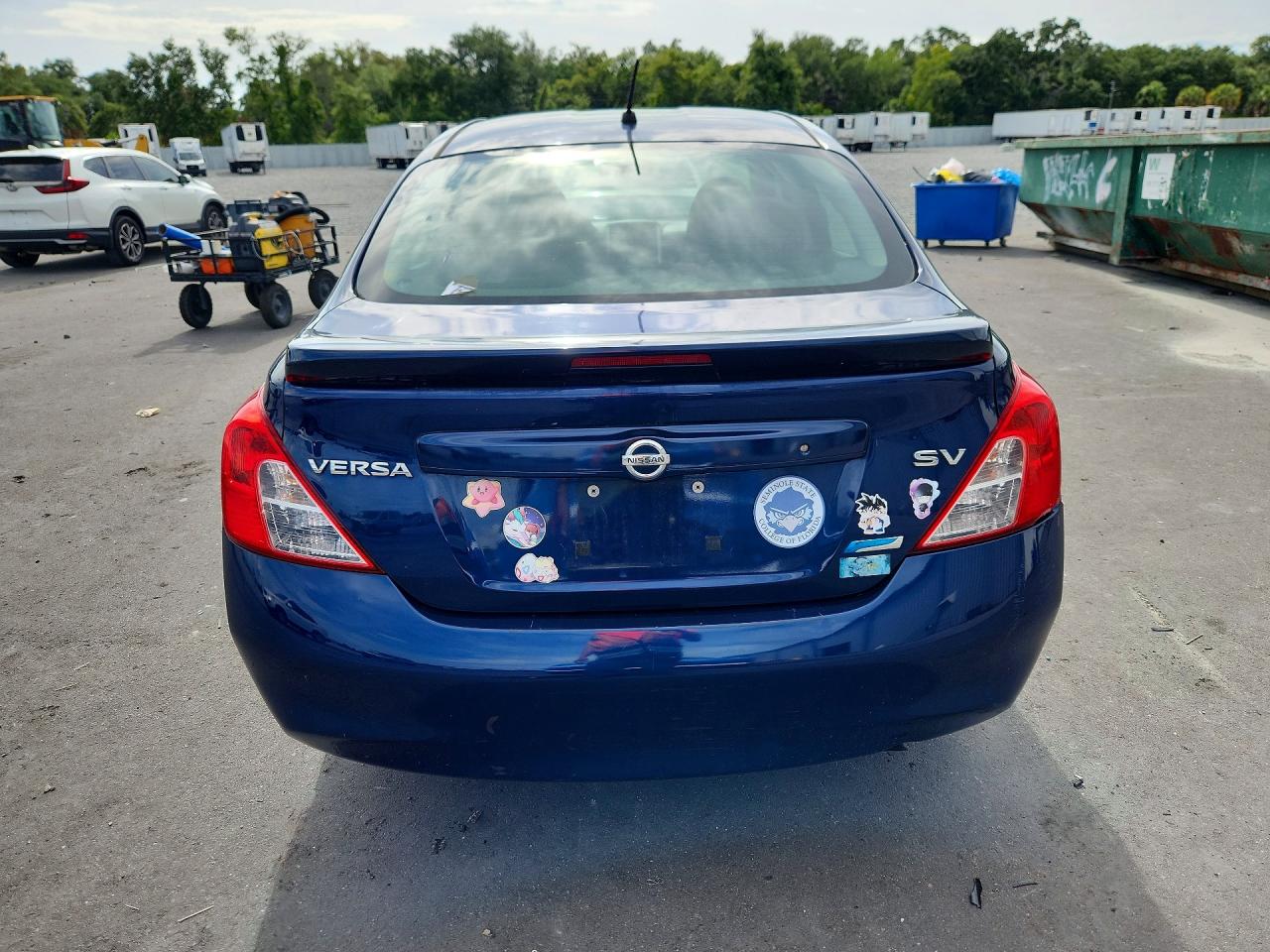 2014 Nissan Versa 1.6 Sv Blue vin: 3N1CN7AP1EL831751