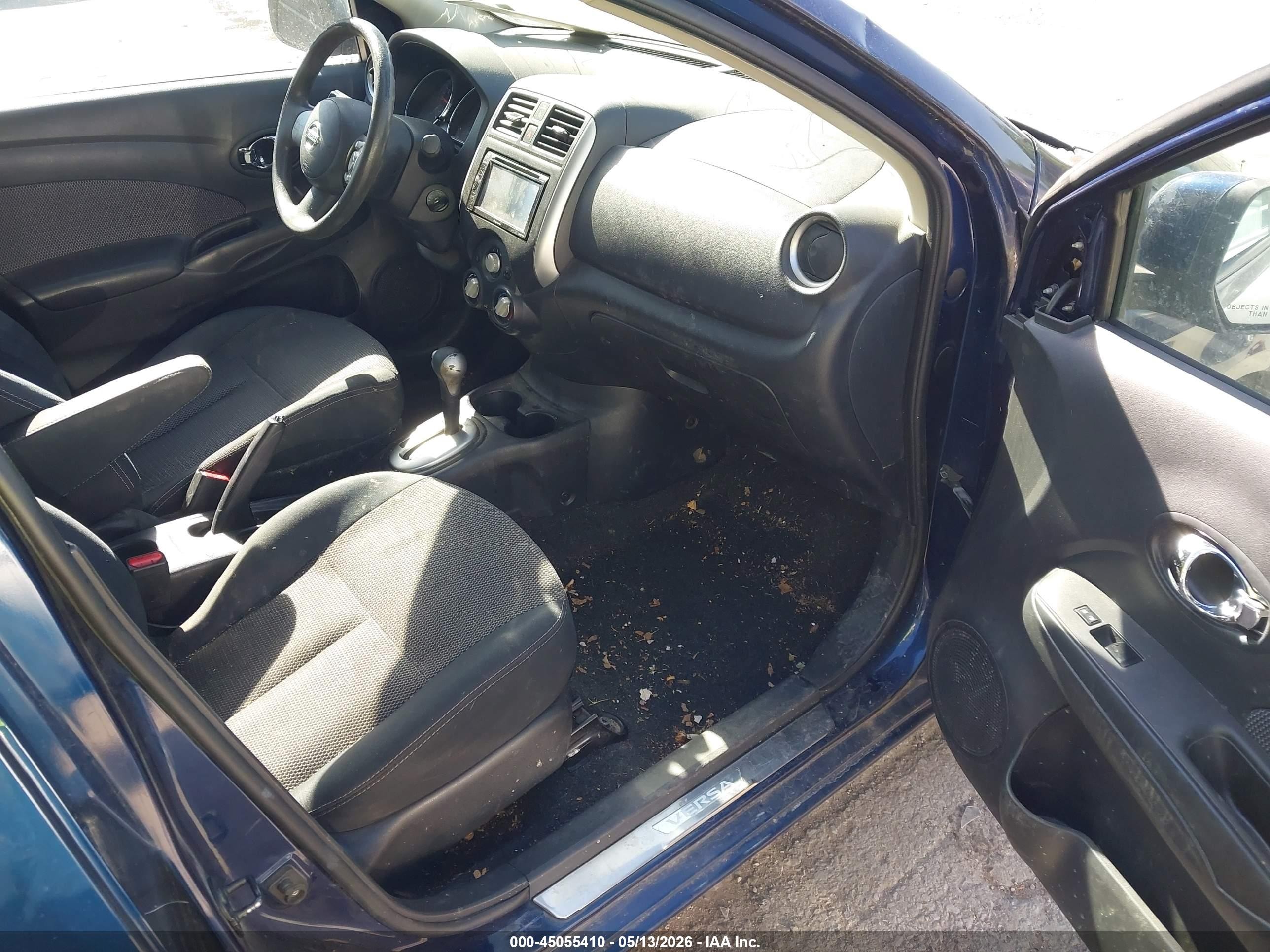 2014 Nissan Versa 1.6 Sv Синий vin: 3N1CN7AP1EL833306