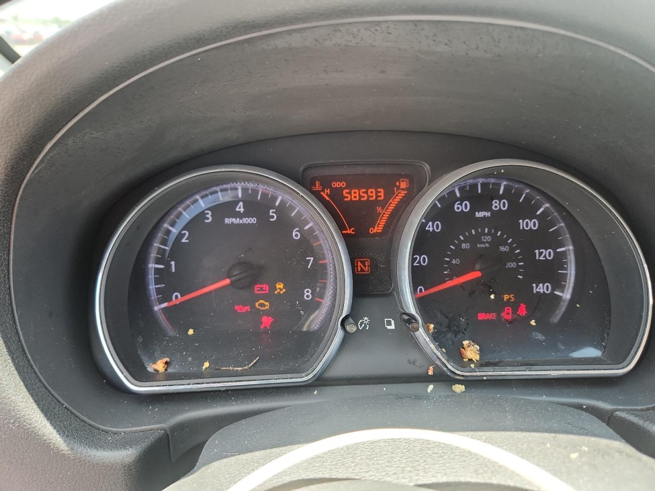 2014 Nissan Versa 1.6 Sv Серебряный vin: 3N1CN7AP1EL838392