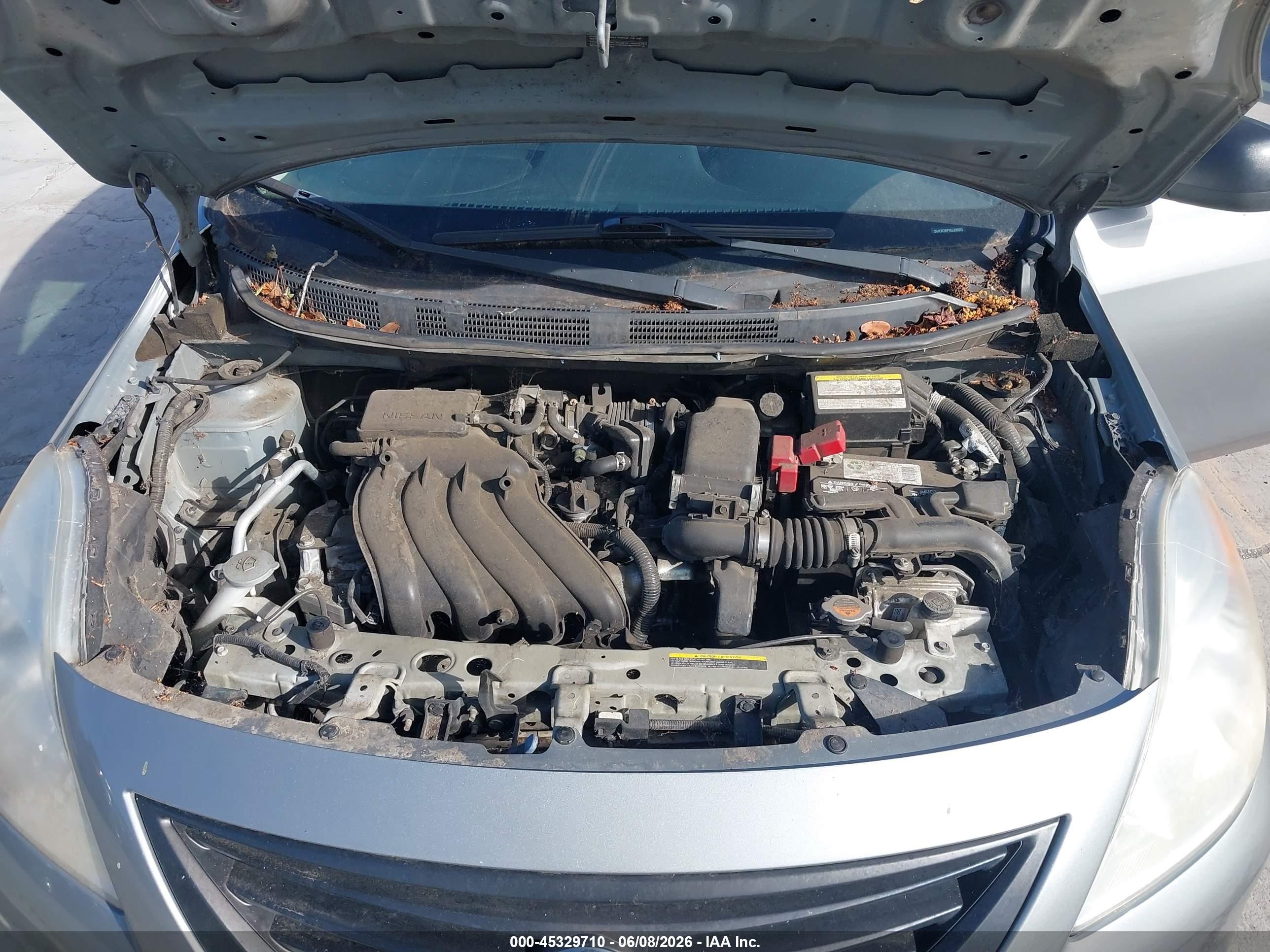 2014 Nissan Versa 1.6 S+ Серый vin: 3N1CN7AP1EL856553