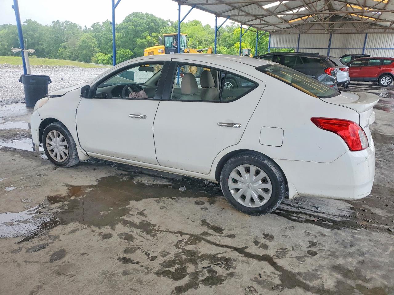 2015 Nissan Versa 1.6 Sv White vin: 3N1CN7AP1FL806933
