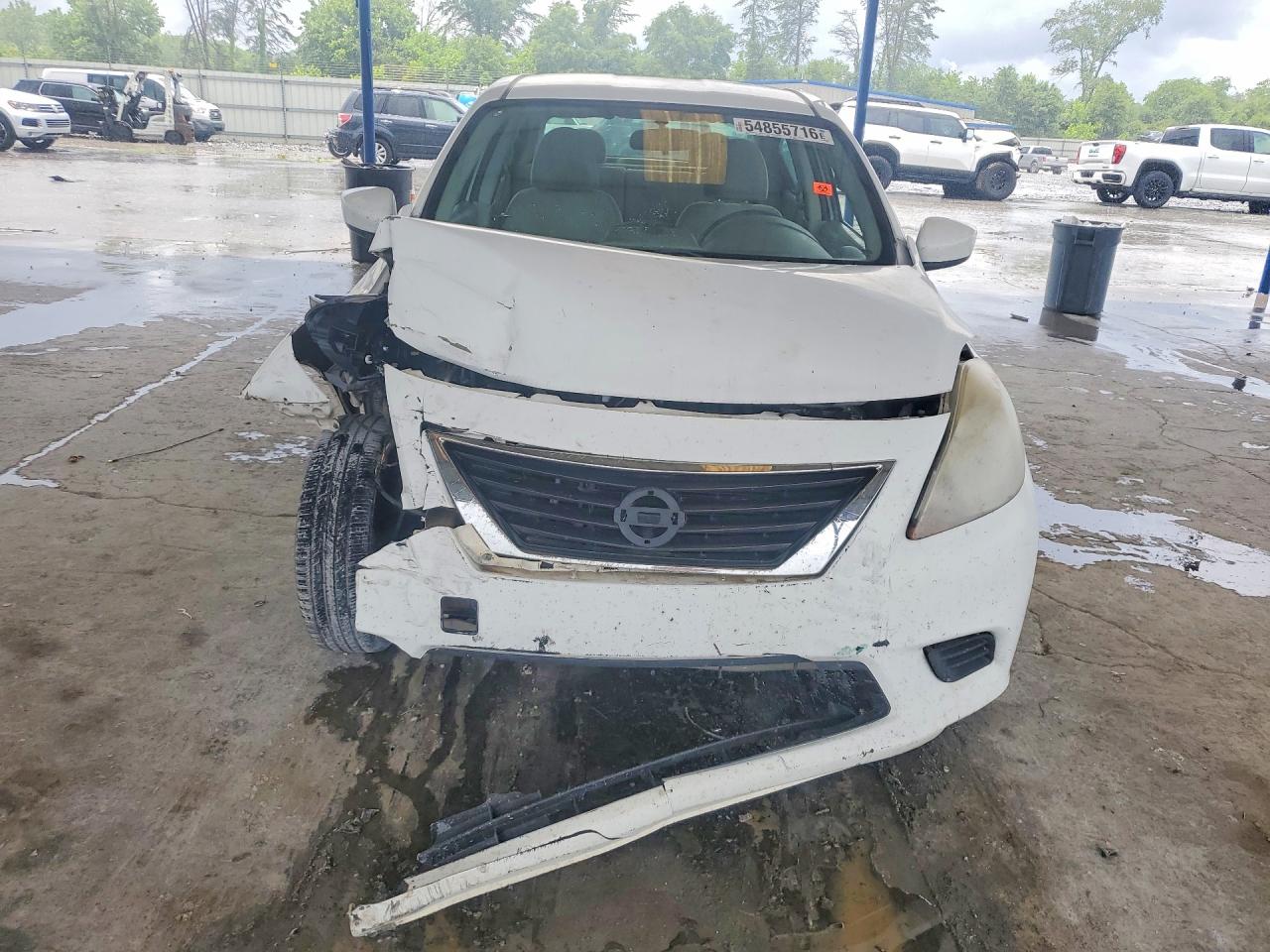 2015 Nissan Versa 1.6 Sv White vin: 3N1CN7AP1FL806933