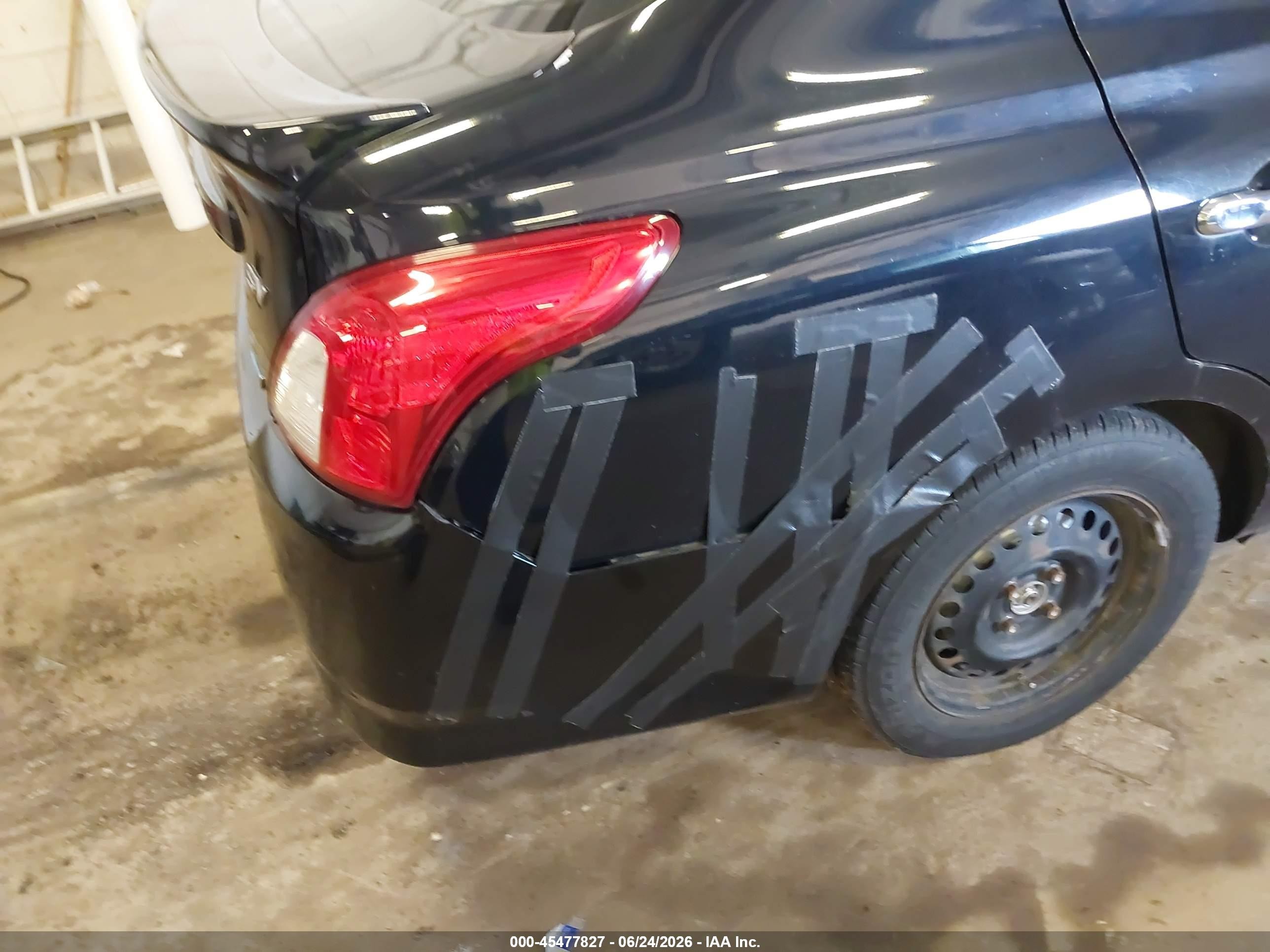 2015 Nissan Versa 1.6 Sv Black vin: 3N1CN7AP1FL854075