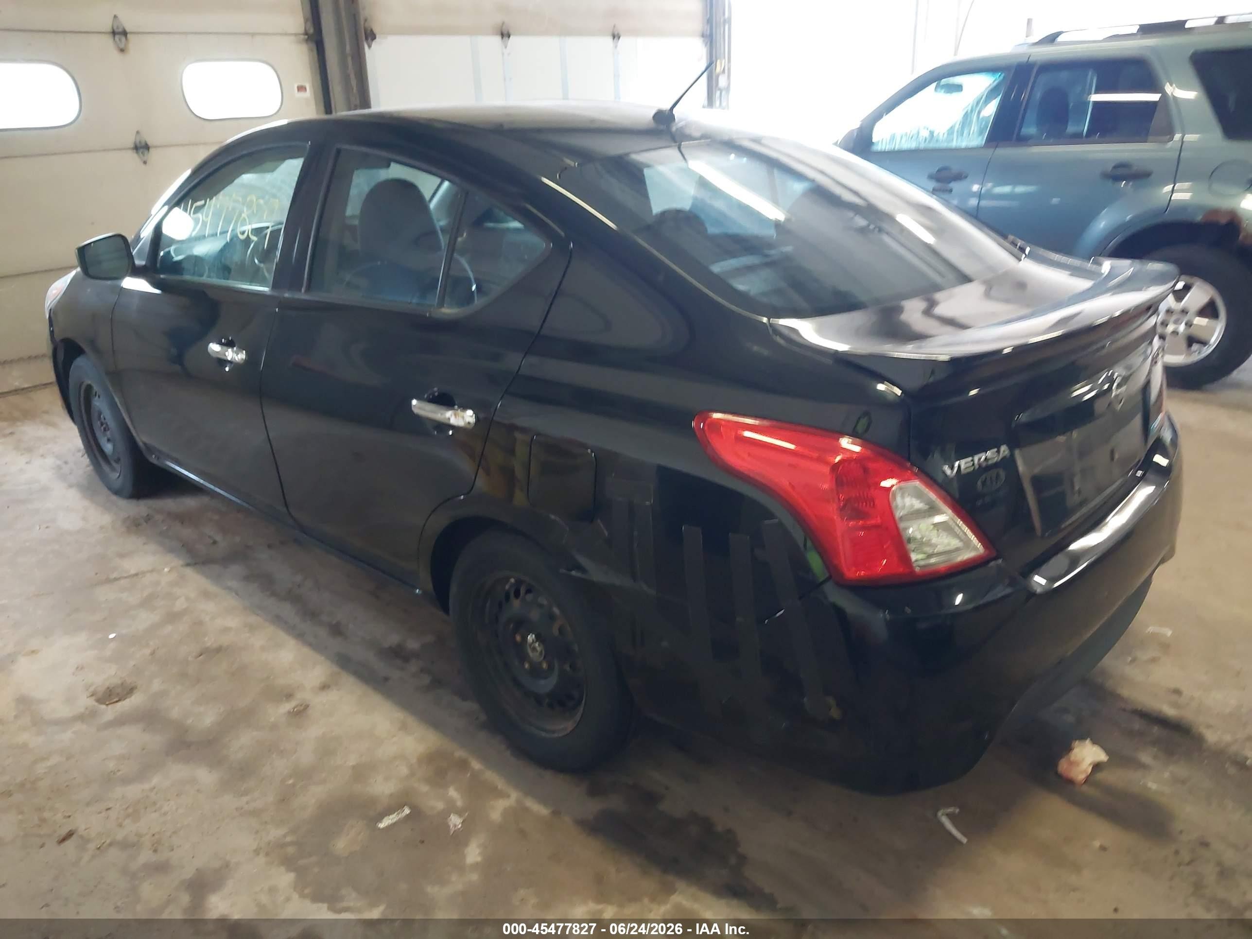 2015 Nissan Versa 1.6 Sv Black vin: 3N1CN7AP1FL854075