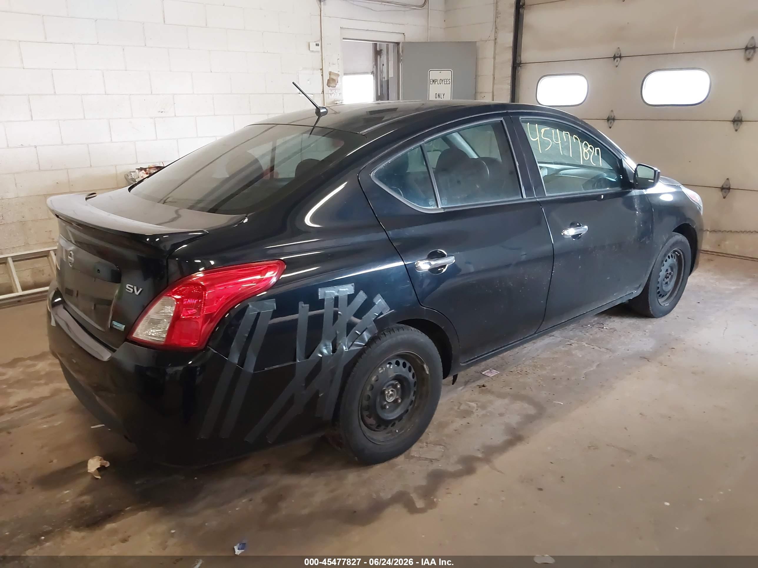 2015 Nissan Versa 1.6 Sv Black vin: 3N1CN7AP1FL854075