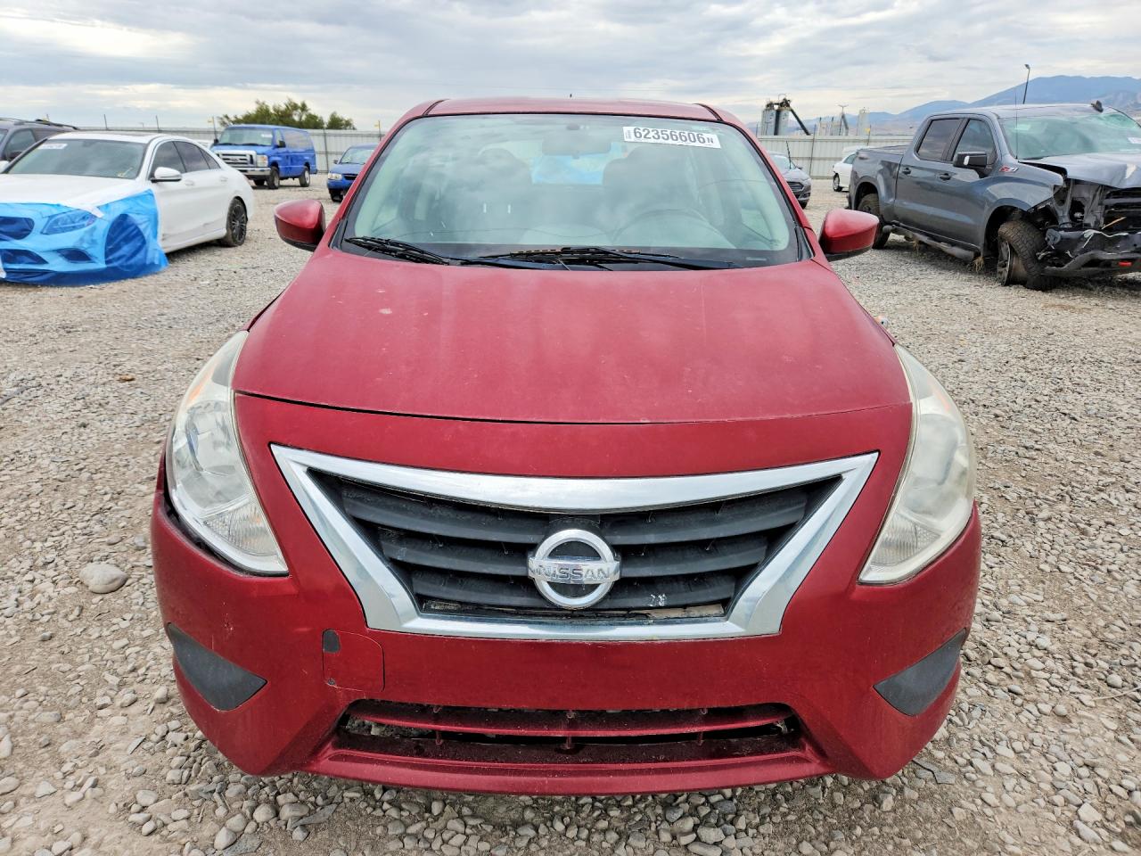 2015 Nissan Versa 1.6 Sv Red vin: 3N1CN7AP1FL889974