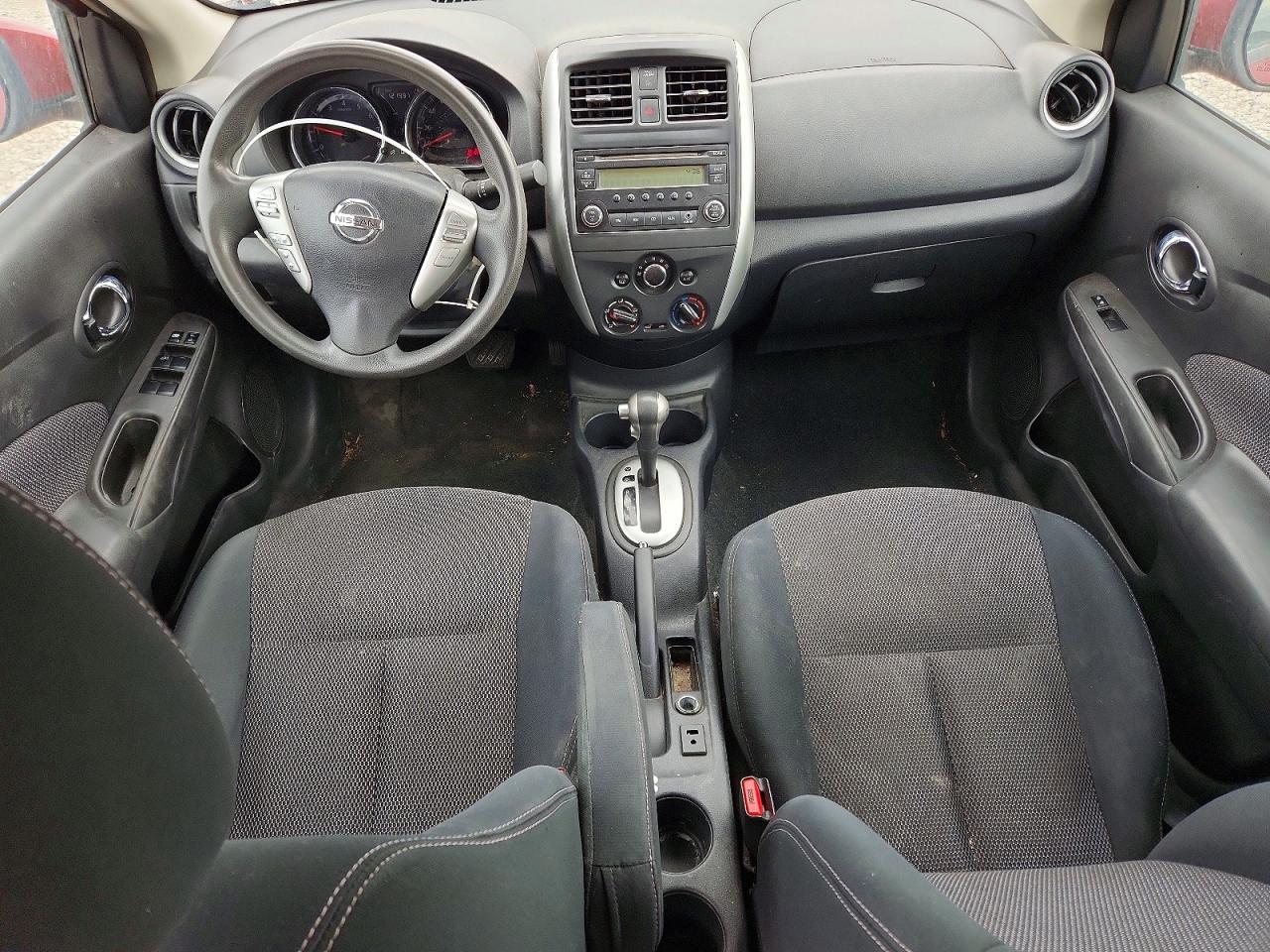 2015 Nissan Versa 1.6 Sv Red vin: 3N1CN7AP1FL889974