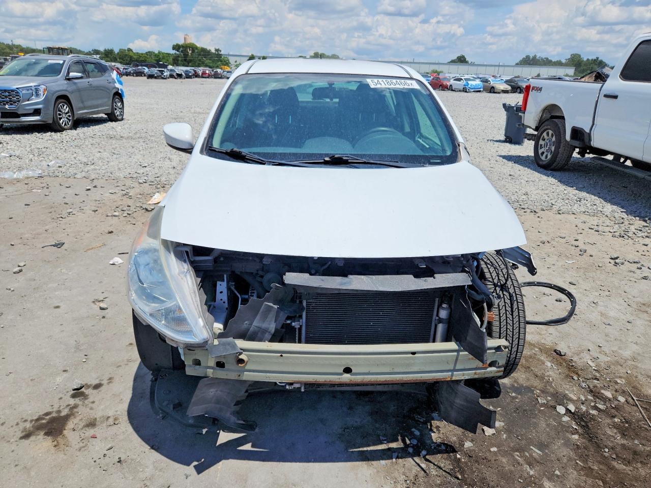 2015 Nissan Versa 1.6 Sv Белый vin: 3N1CN7AP1FL919796