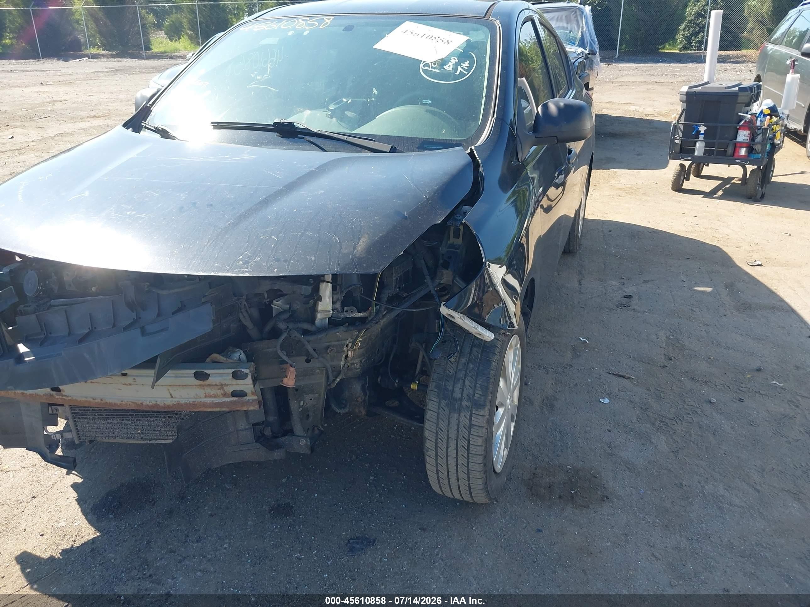 2015 Nissan Versa 1.6 S Черный vin: 3N1CN7AP1FL941023