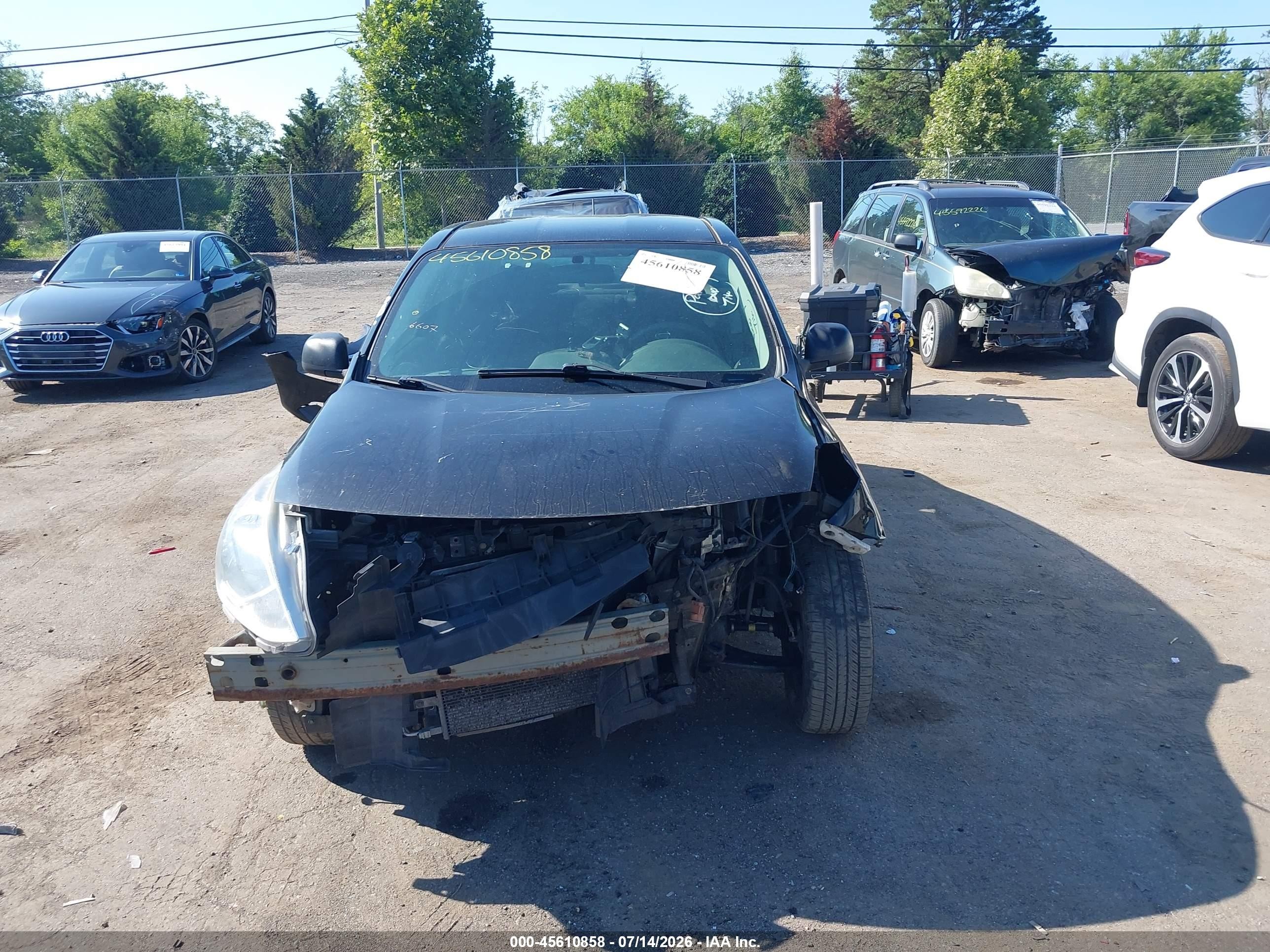 2015 Nissan Versa 1.6 S Черный vin: 3N1CN7AP1FL941023