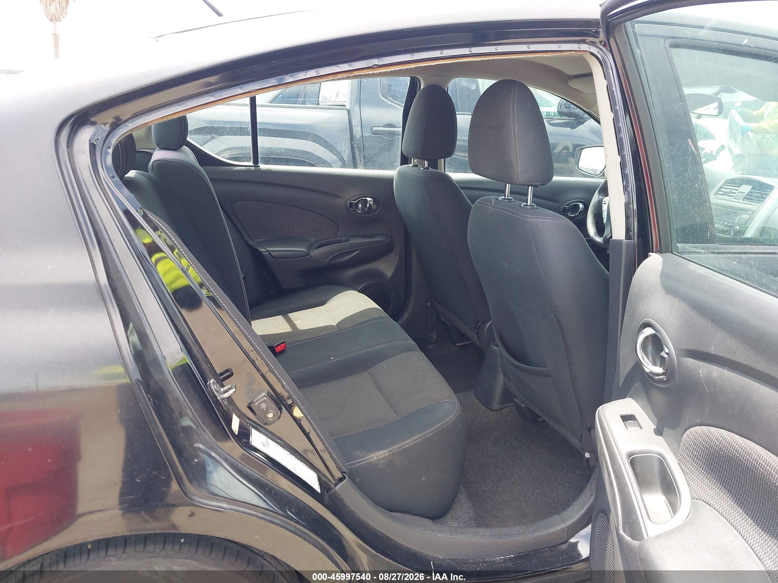 2016 Nissan Versa 1.6 S/1.6 S+/1.6 Sl/1.6 Sv Черный vin: 3N1CN7AP1GL870519