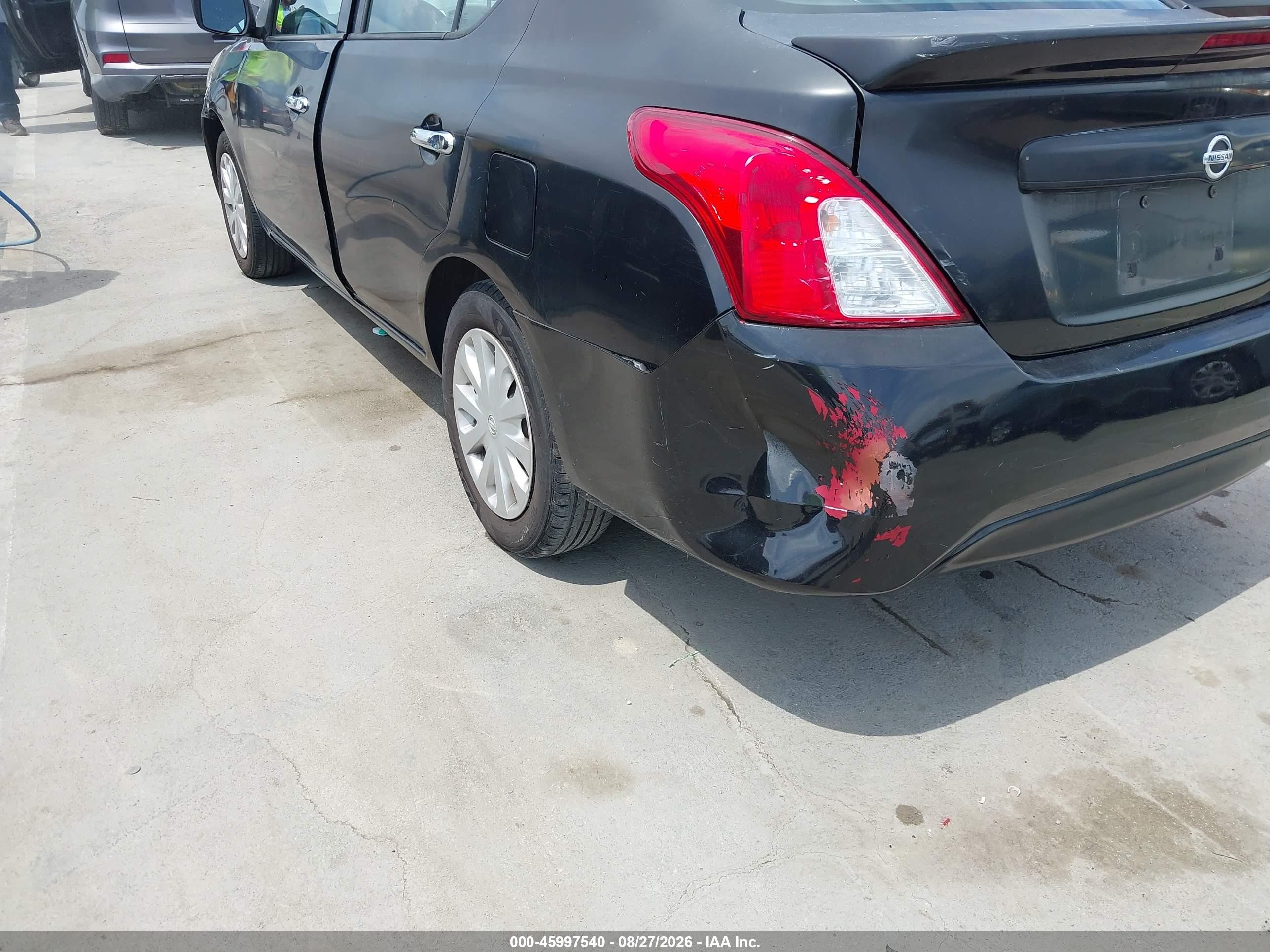 2016 Nissan Versa 1.6 S/1.6 S+/1.6 Sl/1.6 Sv Черный vin: 3N1CN7AP1GL870519